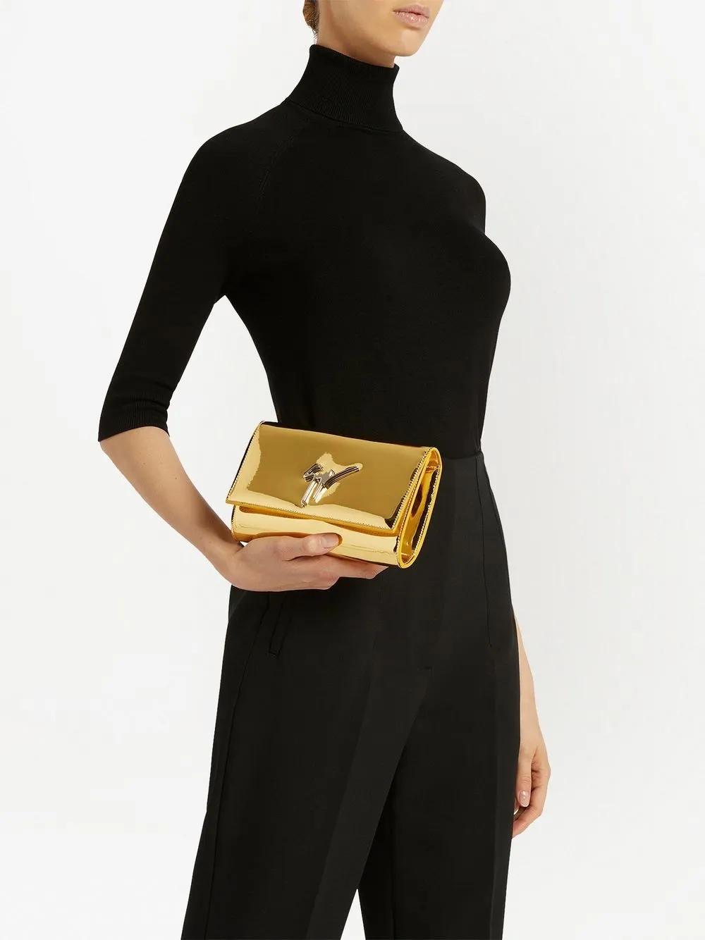 Cleopatra metallic clutch bag Product Image