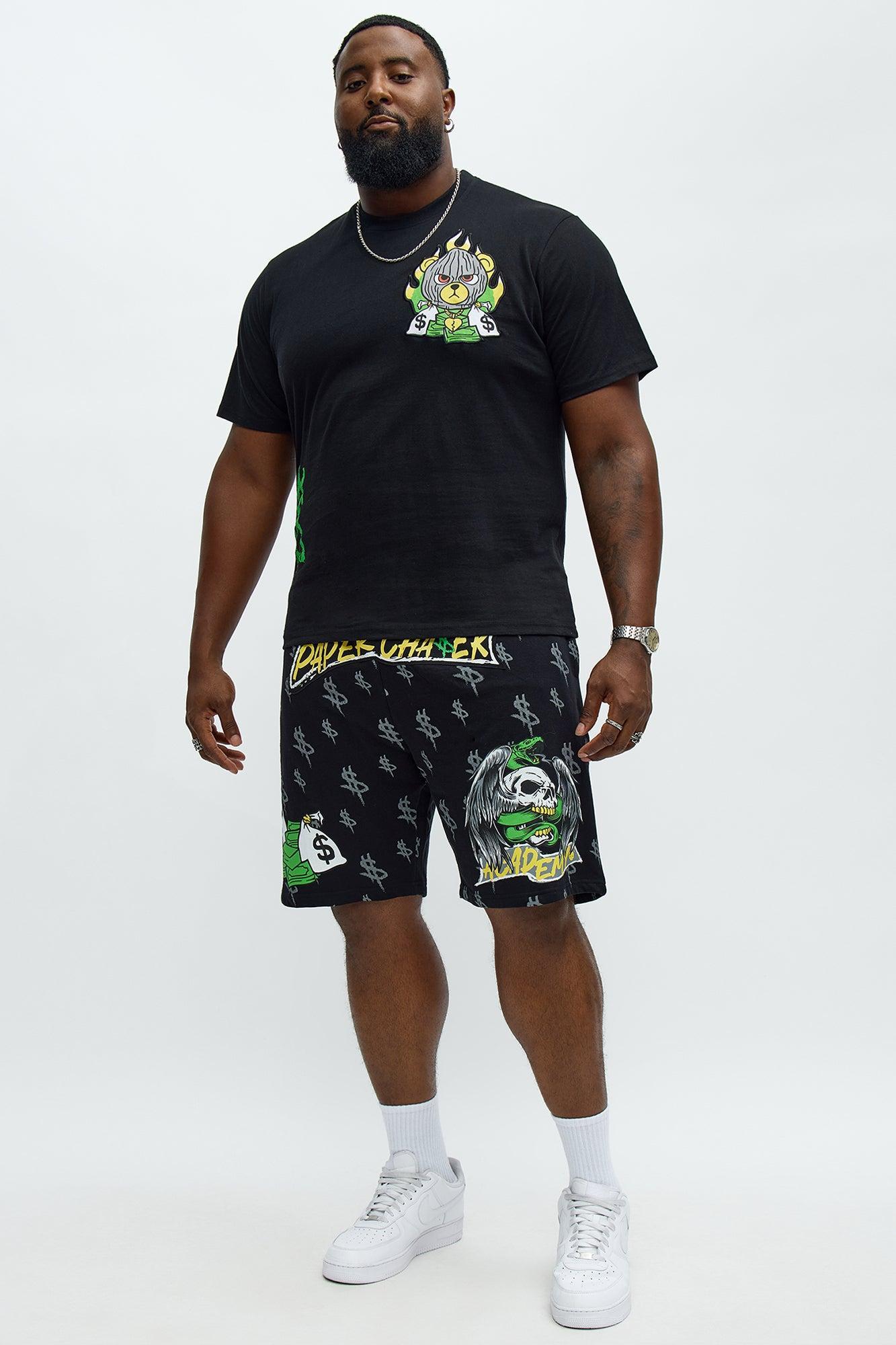 Paper Chase Academy Sweatshorts - Black Product Image
