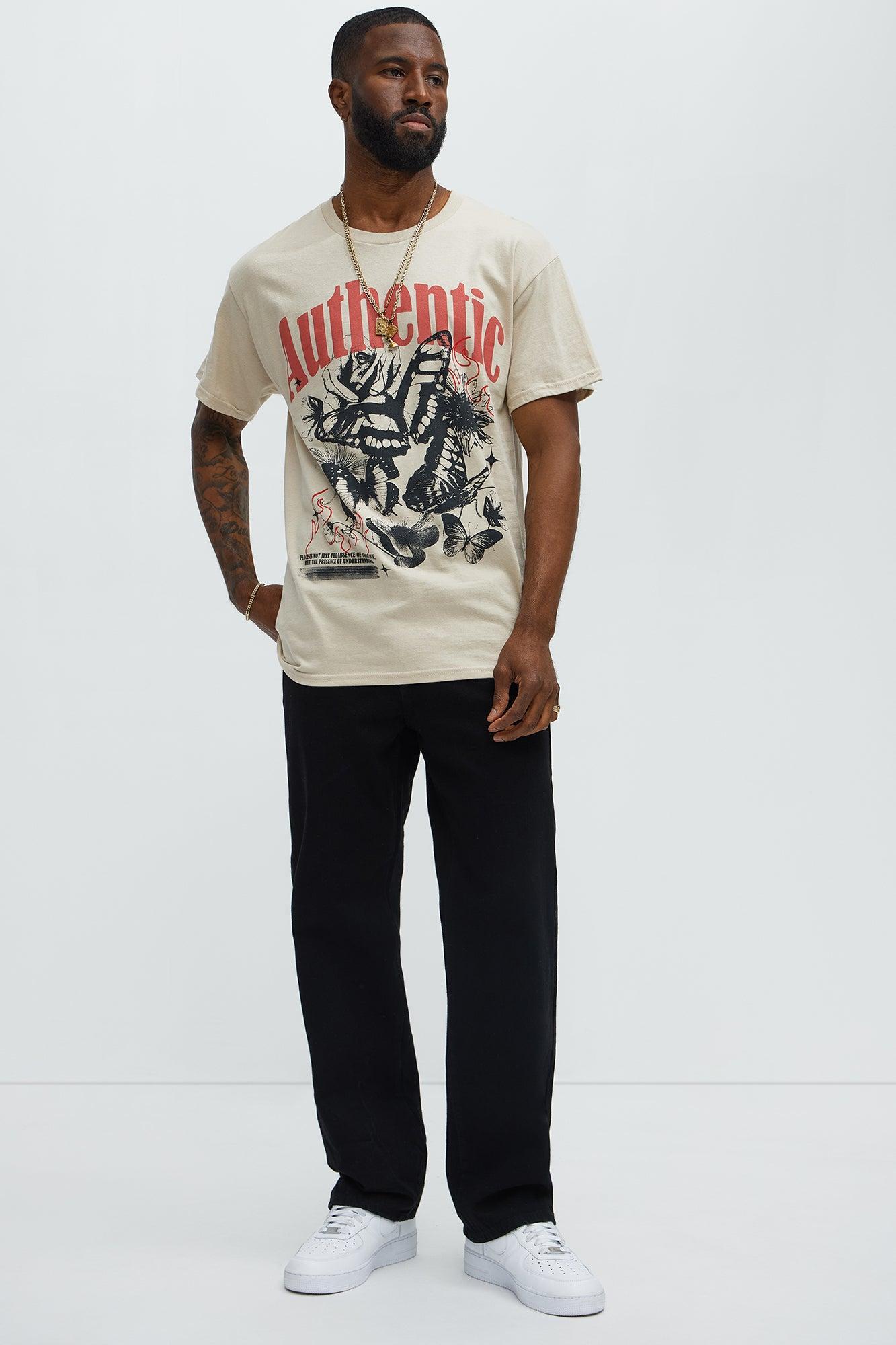 Authentic And True Short Sleeve Tee - Sand Product Image