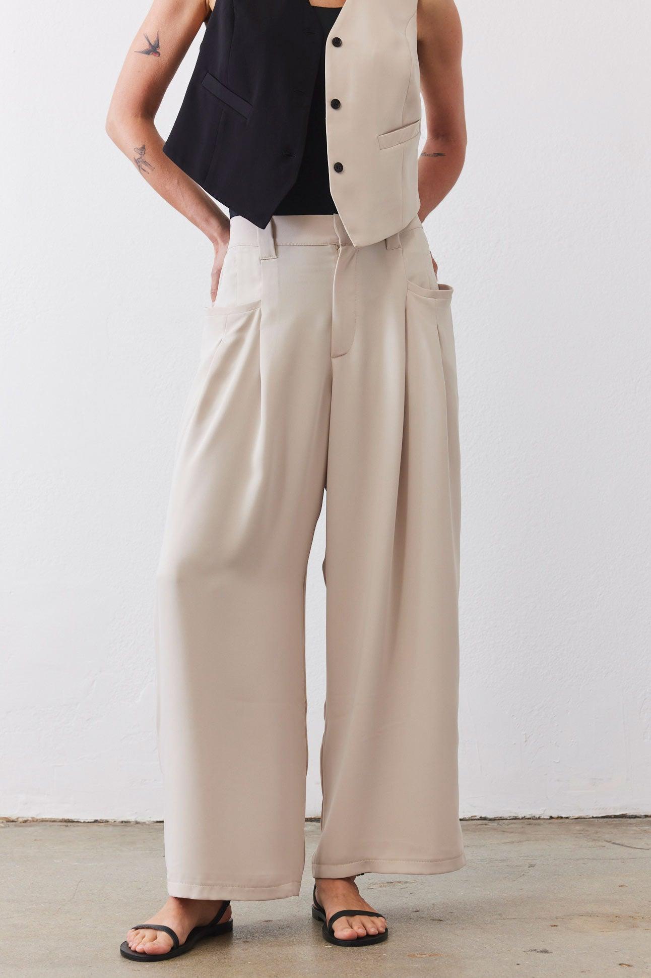 The Keen Wide Leg Trouser Product Image