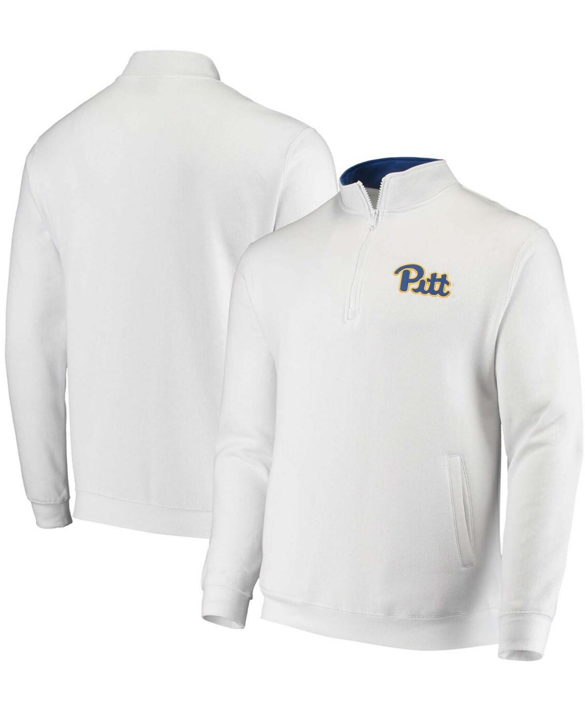 Men's Colosseum White Pitt Panthers Tortugas Logo Quarter-Zip Jacket, Size: 2XL Product Image