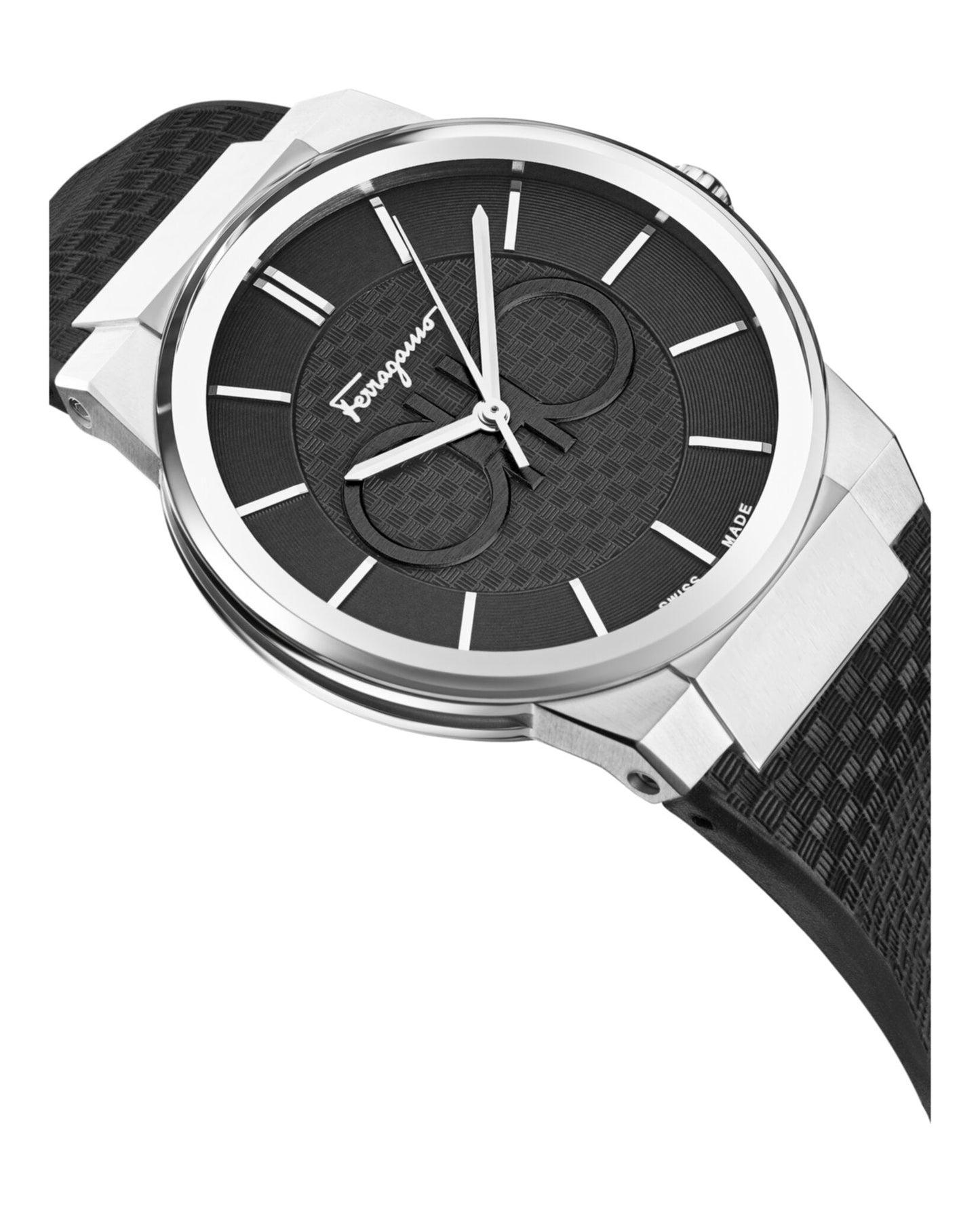 Ferragamo Sapphire Silicone Watch Product Image