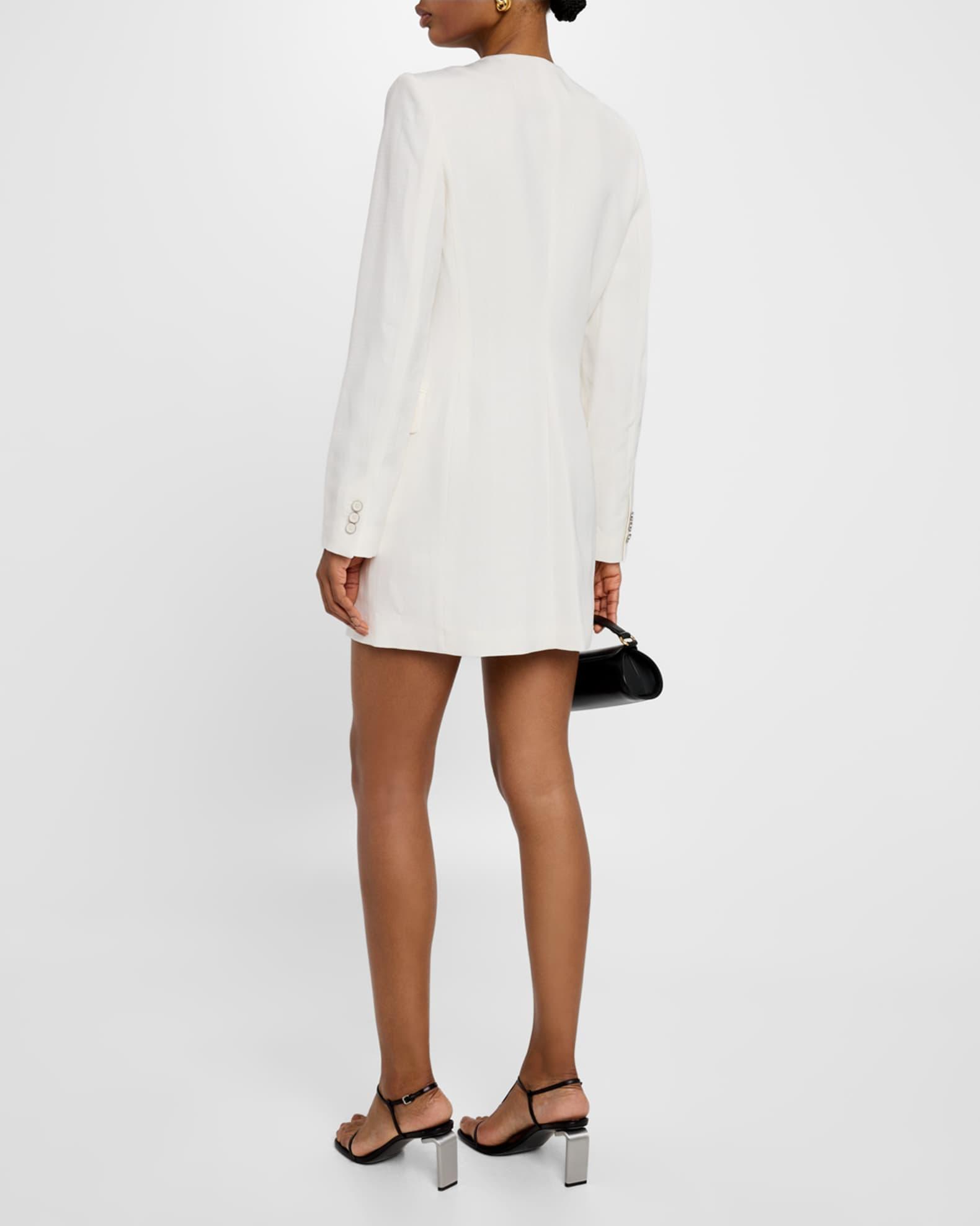 Tailored Zip-Front Mini Dress Product Image