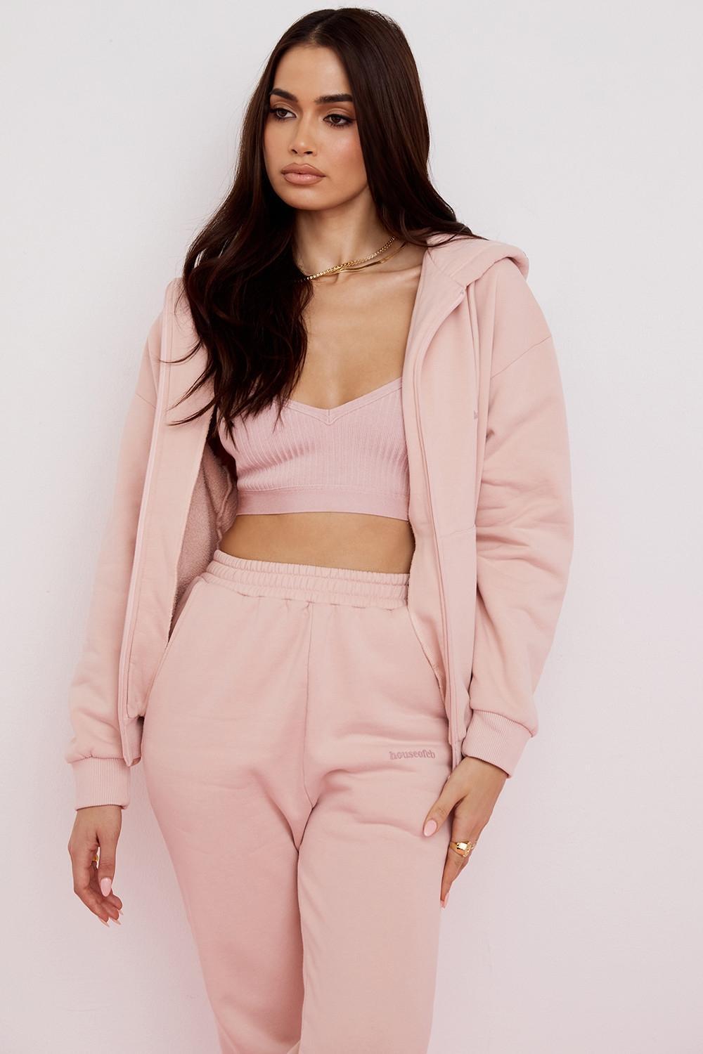 Storm Blush Blush Zip Through Hoodie Product Image