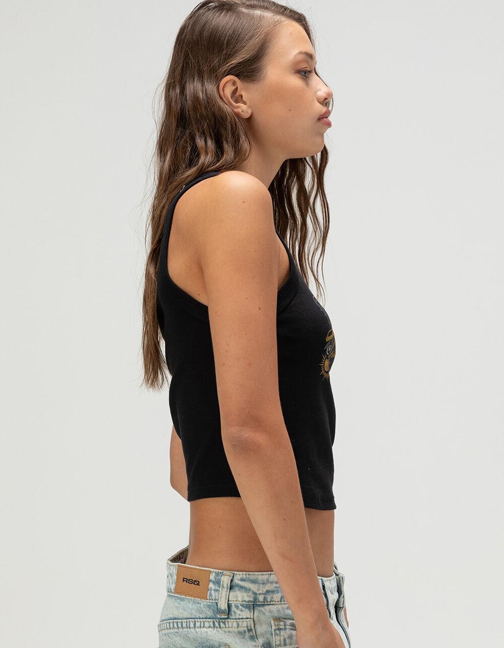 SANTA CRUZ Ornate Dot Womens Tank Top - BLACK Product Image