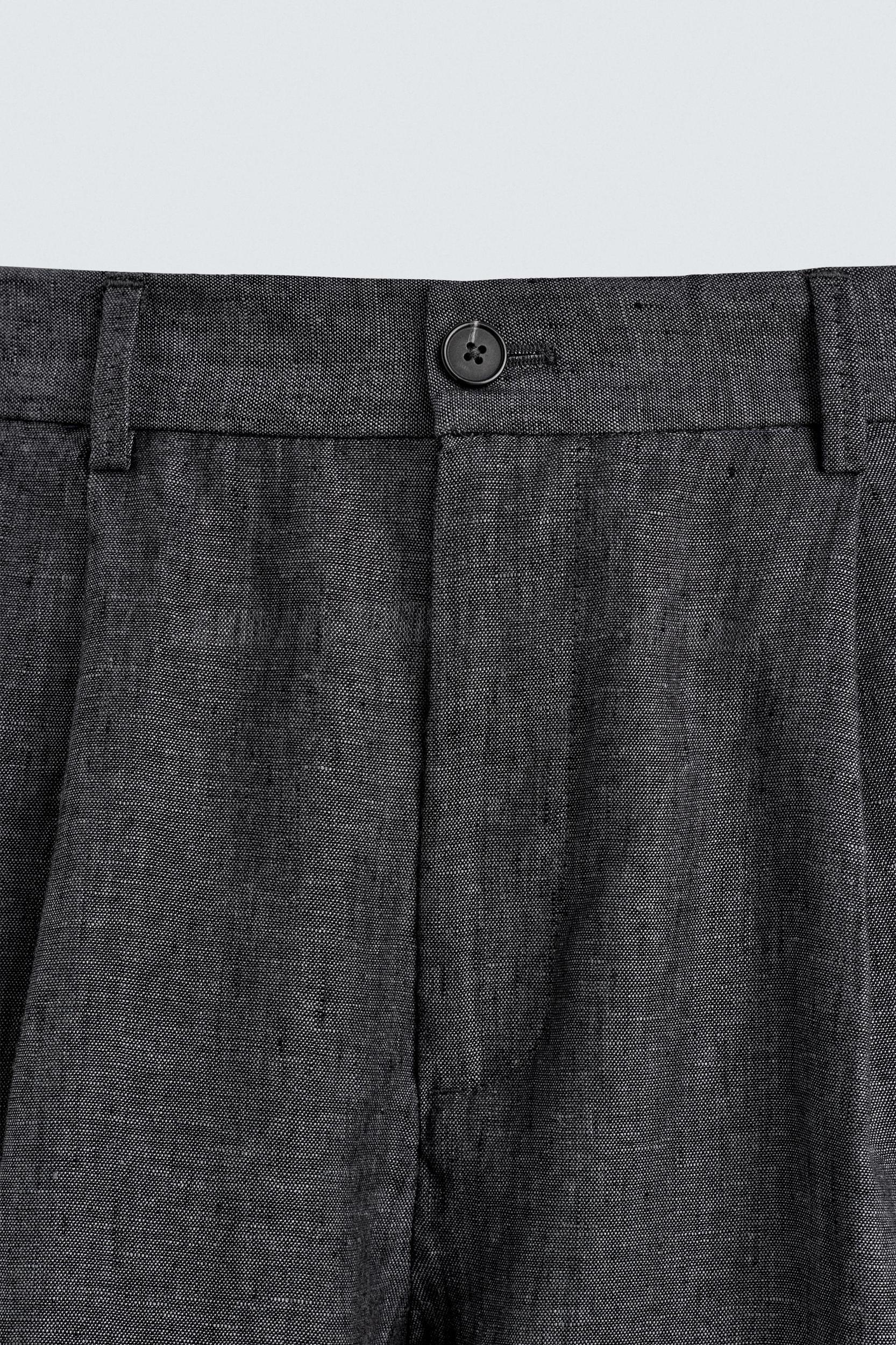 100% LINEN SUIT PANTS Product Image