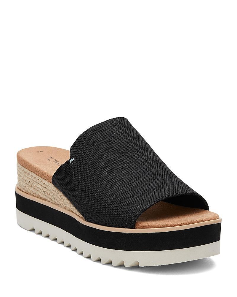 Toms Womens Diana Mule Platform Wedge Sandals Product Image