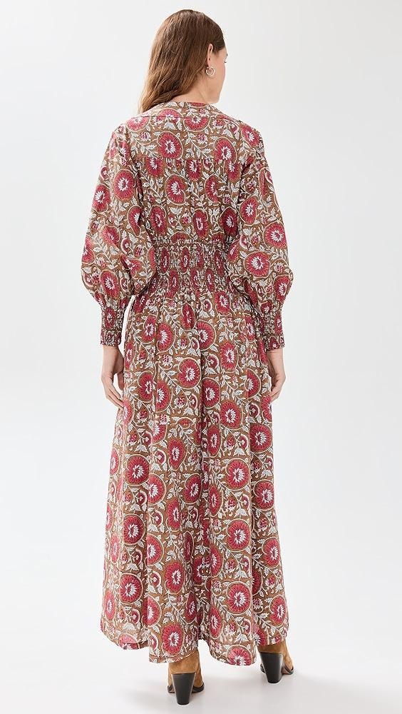 Culthera Manila Rose Blockprint Dress | Shopbop Product Image