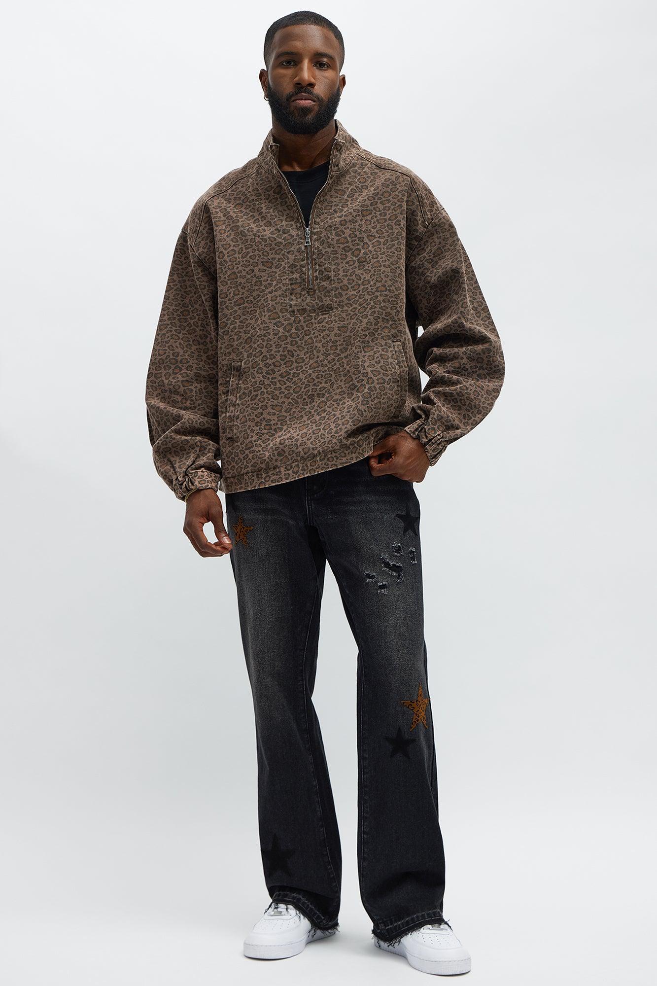 Wild Style Anorak Jacket - Brown Male Product Image