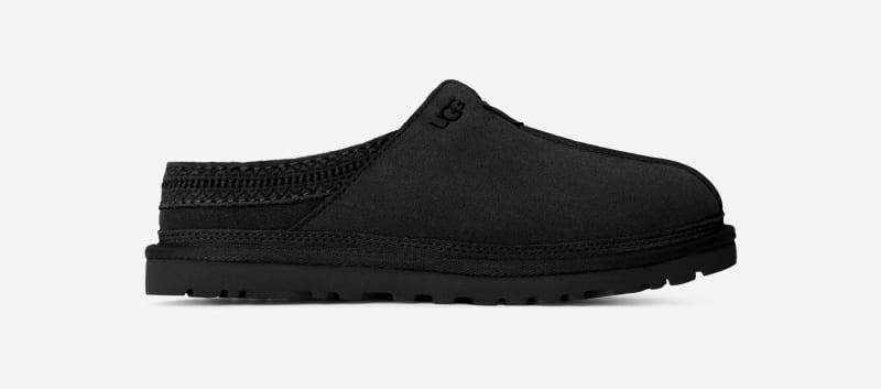 UGG Mens Neuman Leather Sheepskin Slippers Product Image