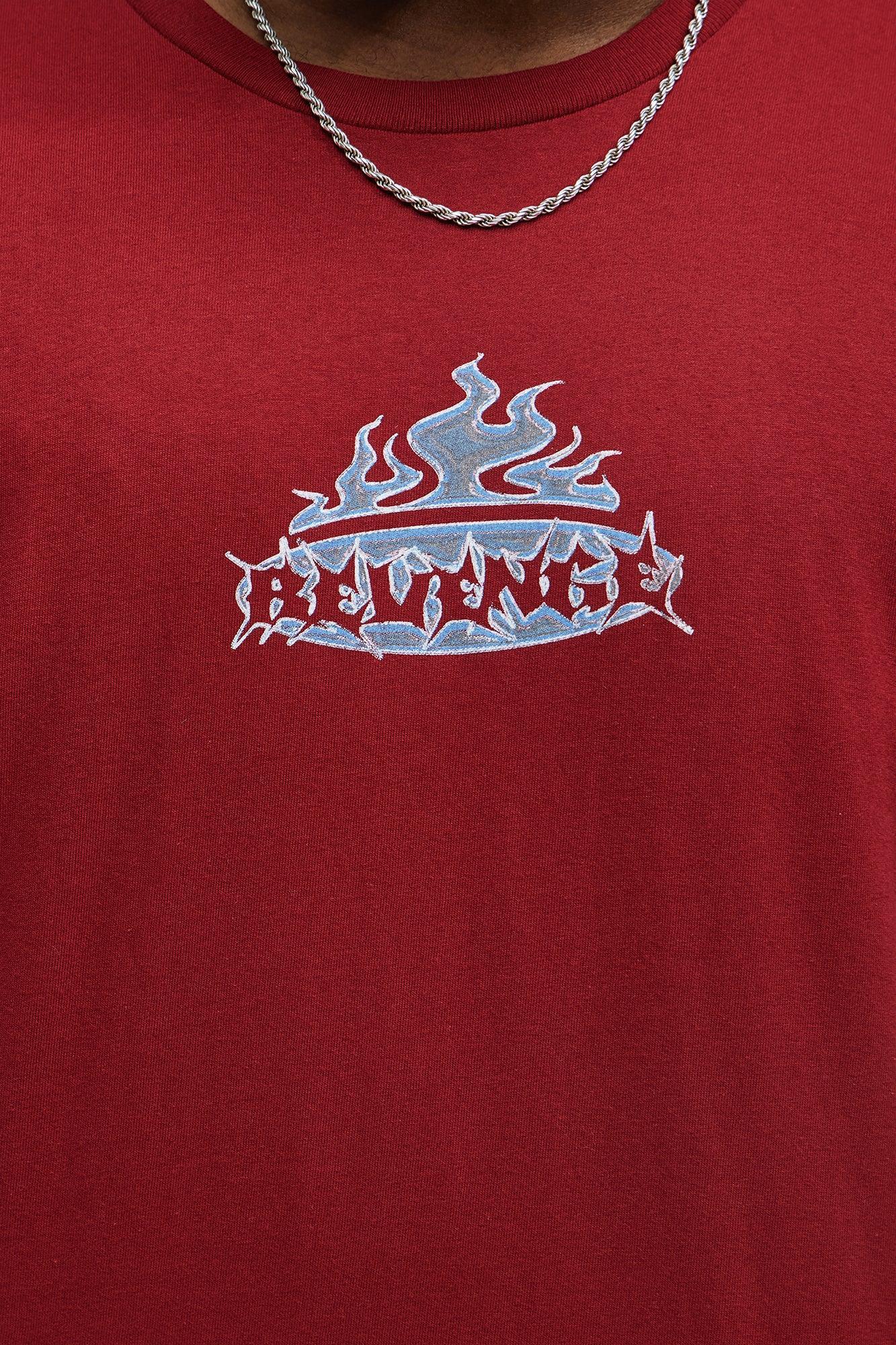 Vengeance Runs Deep Short Sleeve Tee - Red Product Image