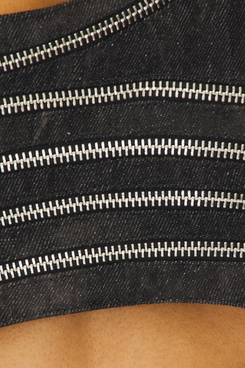 Zipped Up Top 1XBLUE Product Image