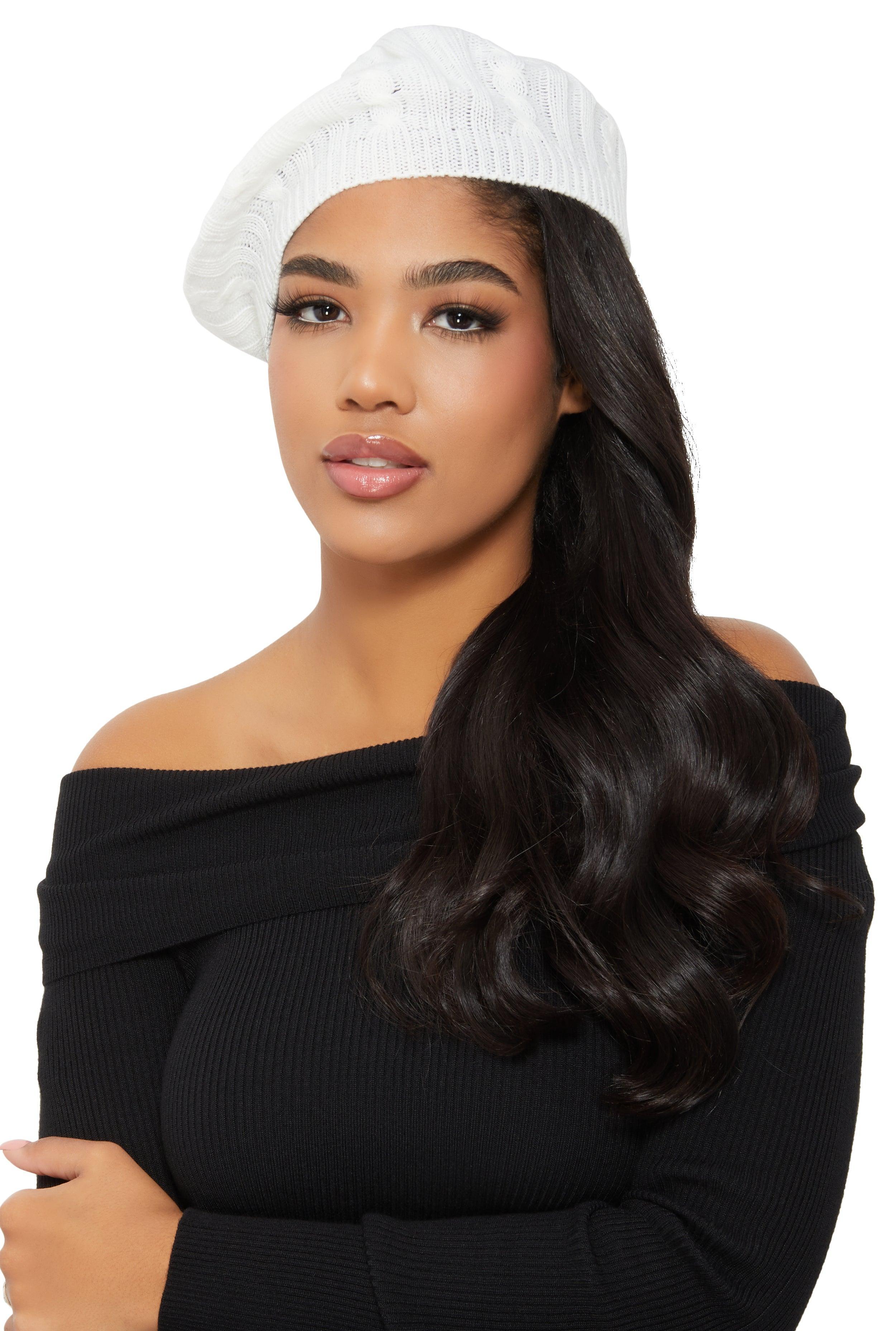 Cable Knit Beret Female Product Image