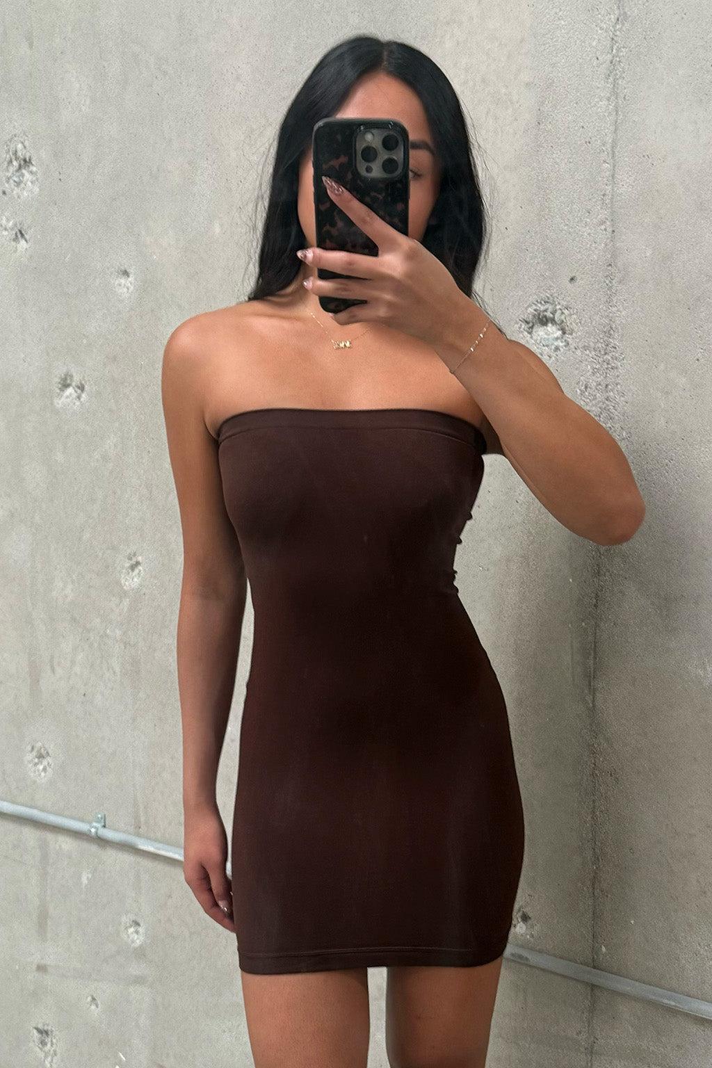 Norma Brown Strapless Under Dress Product Image