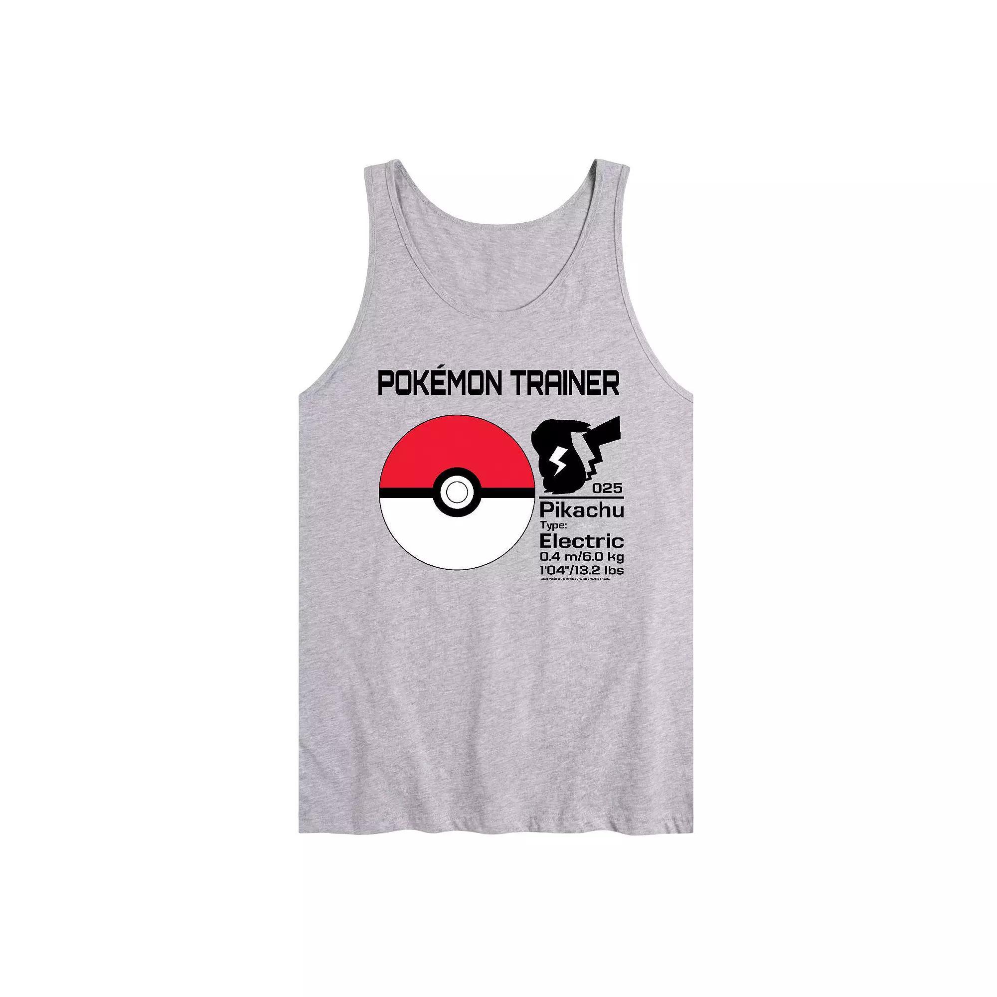 Mens Pokemon Pokeball Trainer Tank Top Product Image