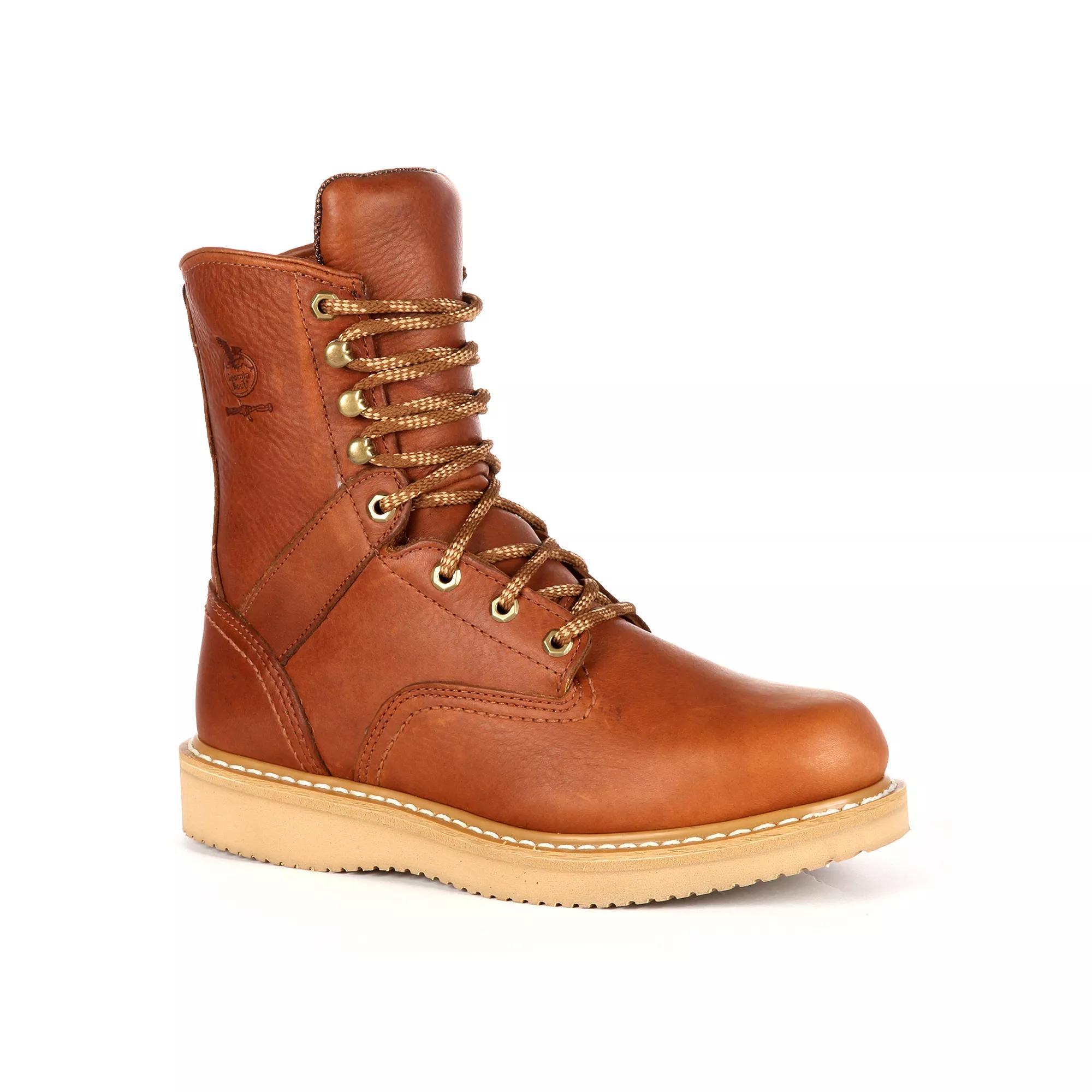 Georgia Boots Mens 8-in. Wedge Work Boots Product Image