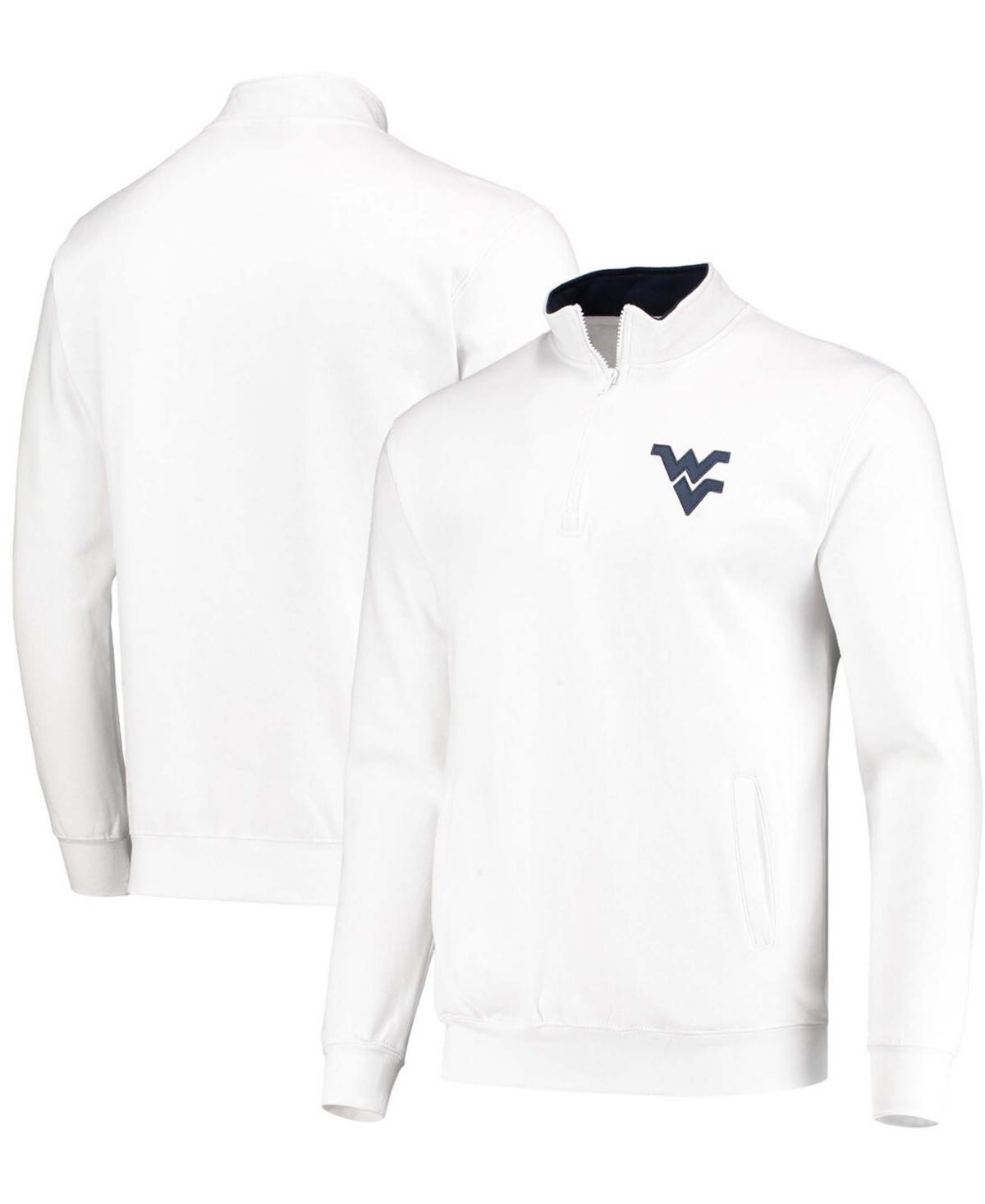 Men's Colosseum White West Virginia Mountaineers Tortugas Logo Quarter-Zip Jacket, Size: 3XL Product Image