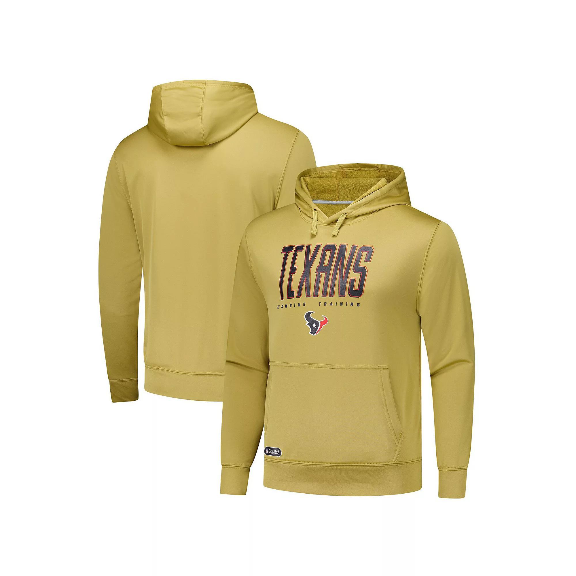 Men's Khaki Houston Texans Top Ranked Pullover Hoodie, Size: XL, Beig K Product Image