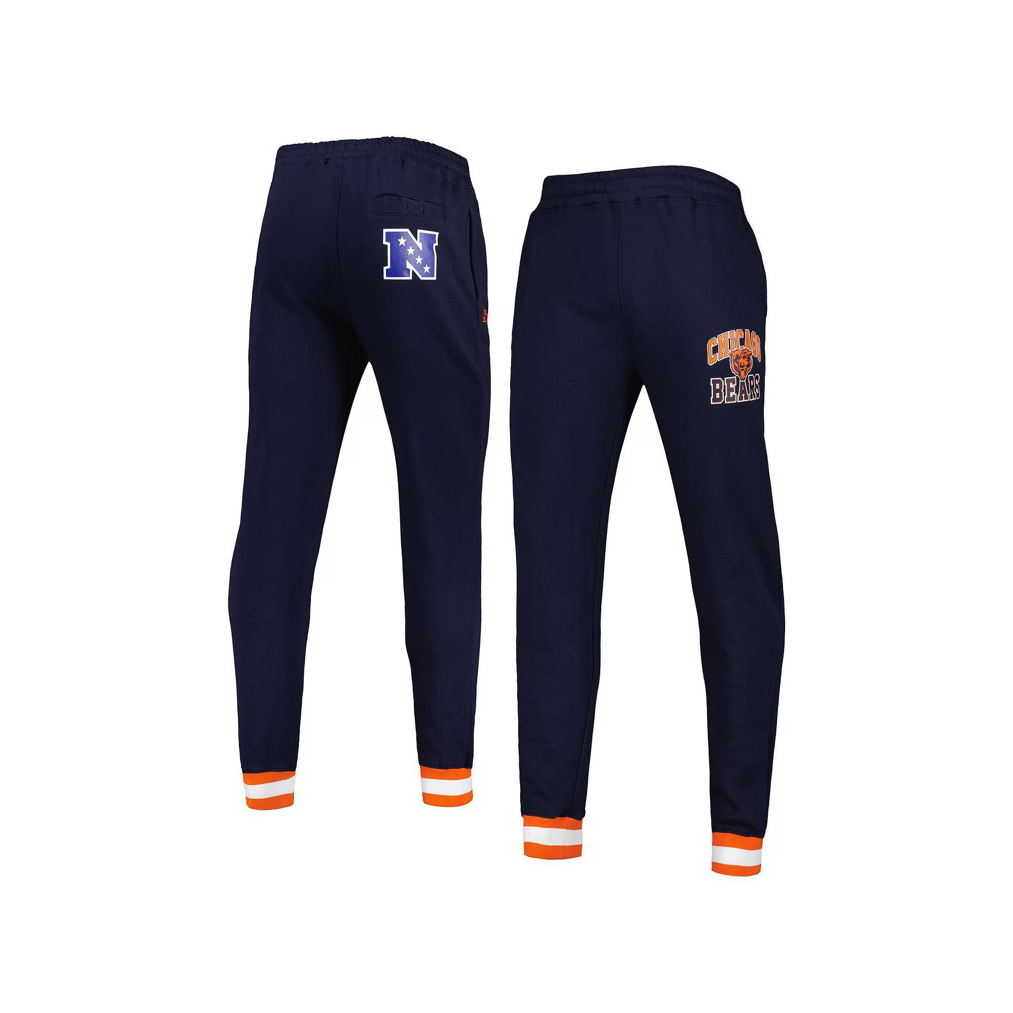 Men's Starter Navy Chicago Bears Blitz Fleece Jogger Pants, Size: Medium, Blue Product Image