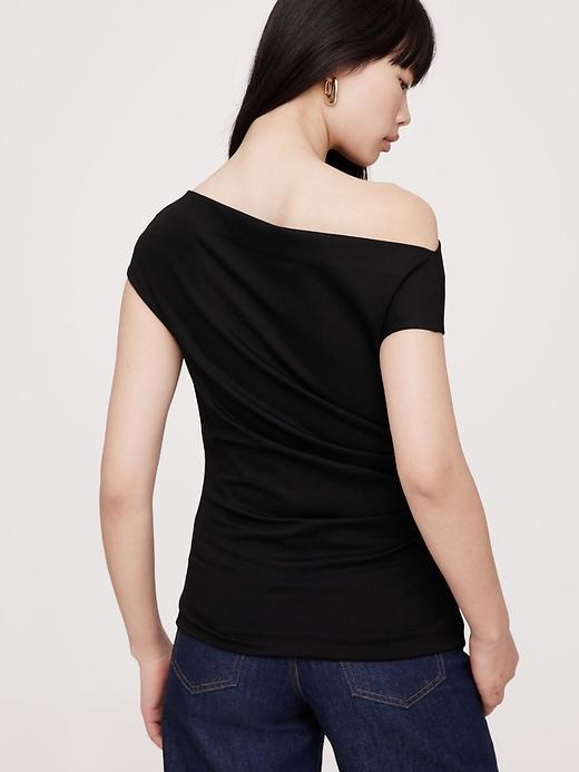 Everywhere Ponte One-Shoulder Top Product Image
