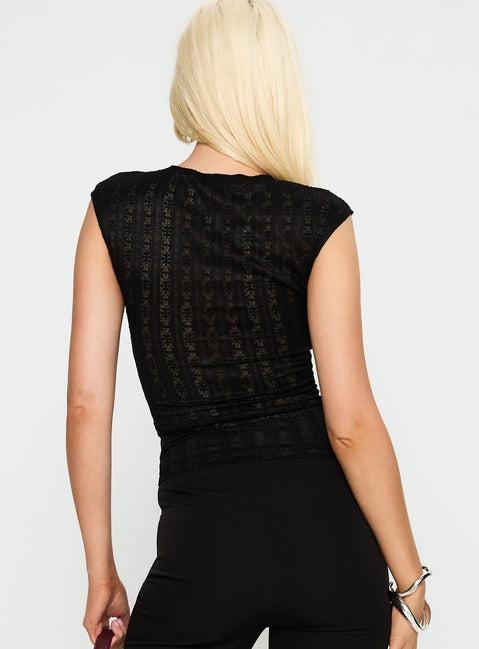 Keep It Moving Top Black Product Image