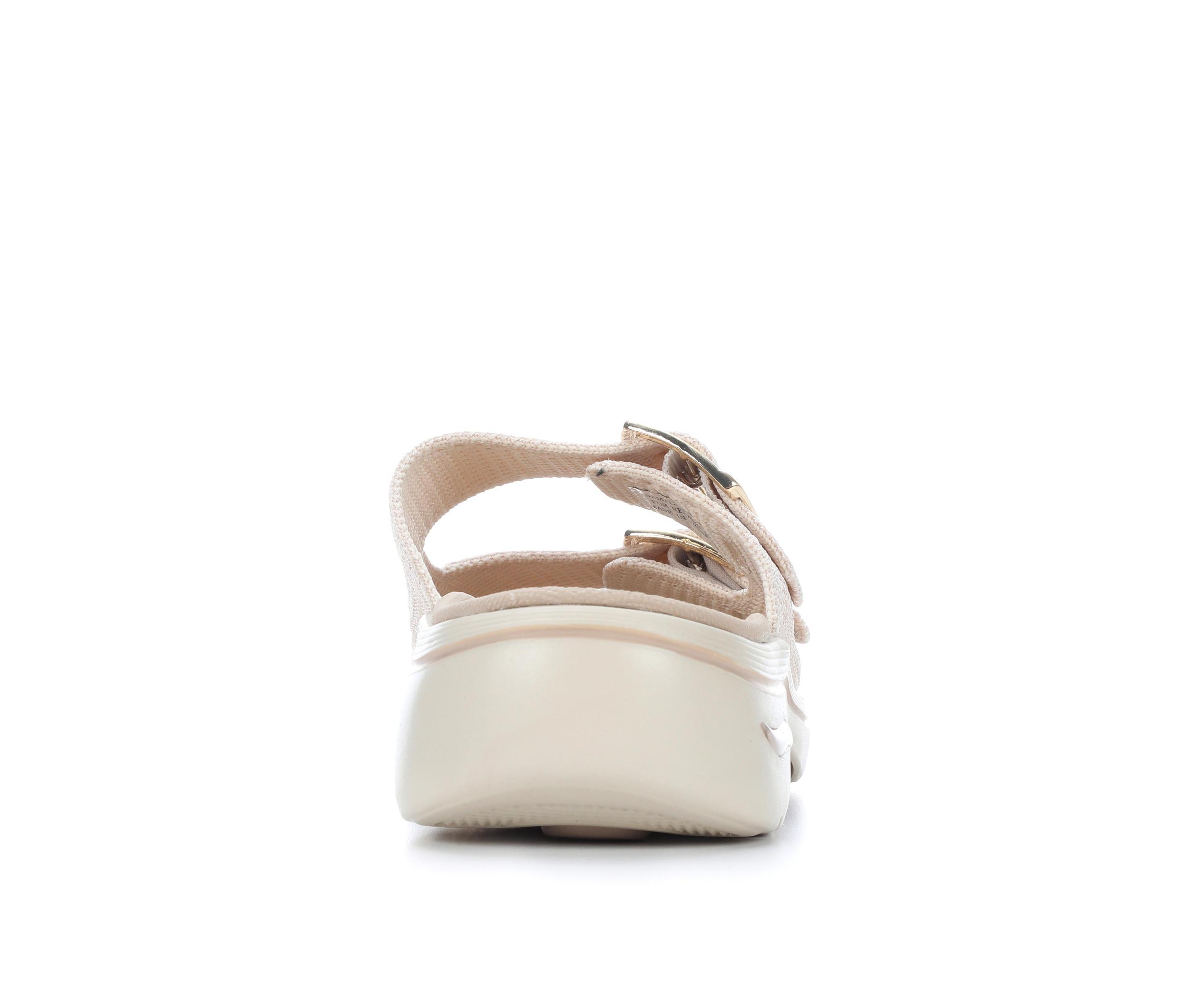 Women's Skechers Go Go Walk Arch Fit 140871 Wedge Sandals Product Image