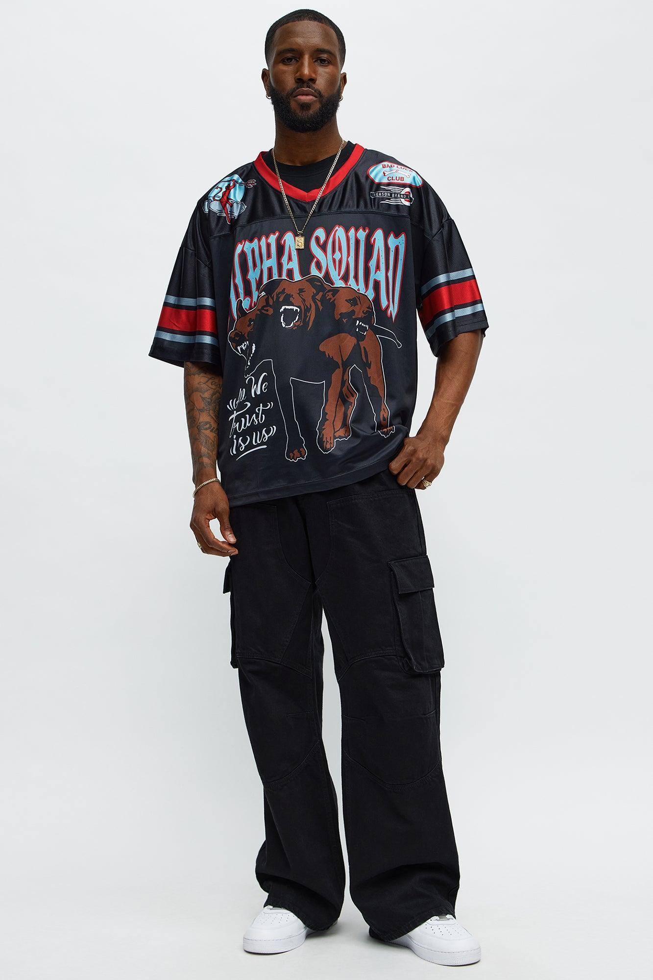 Alpha Squad Football Jersey - Black/combo Product Image