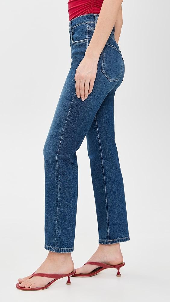 Favorite Daughter The Valentina Super High Rise Straight Jeans | Shopbop Product Image