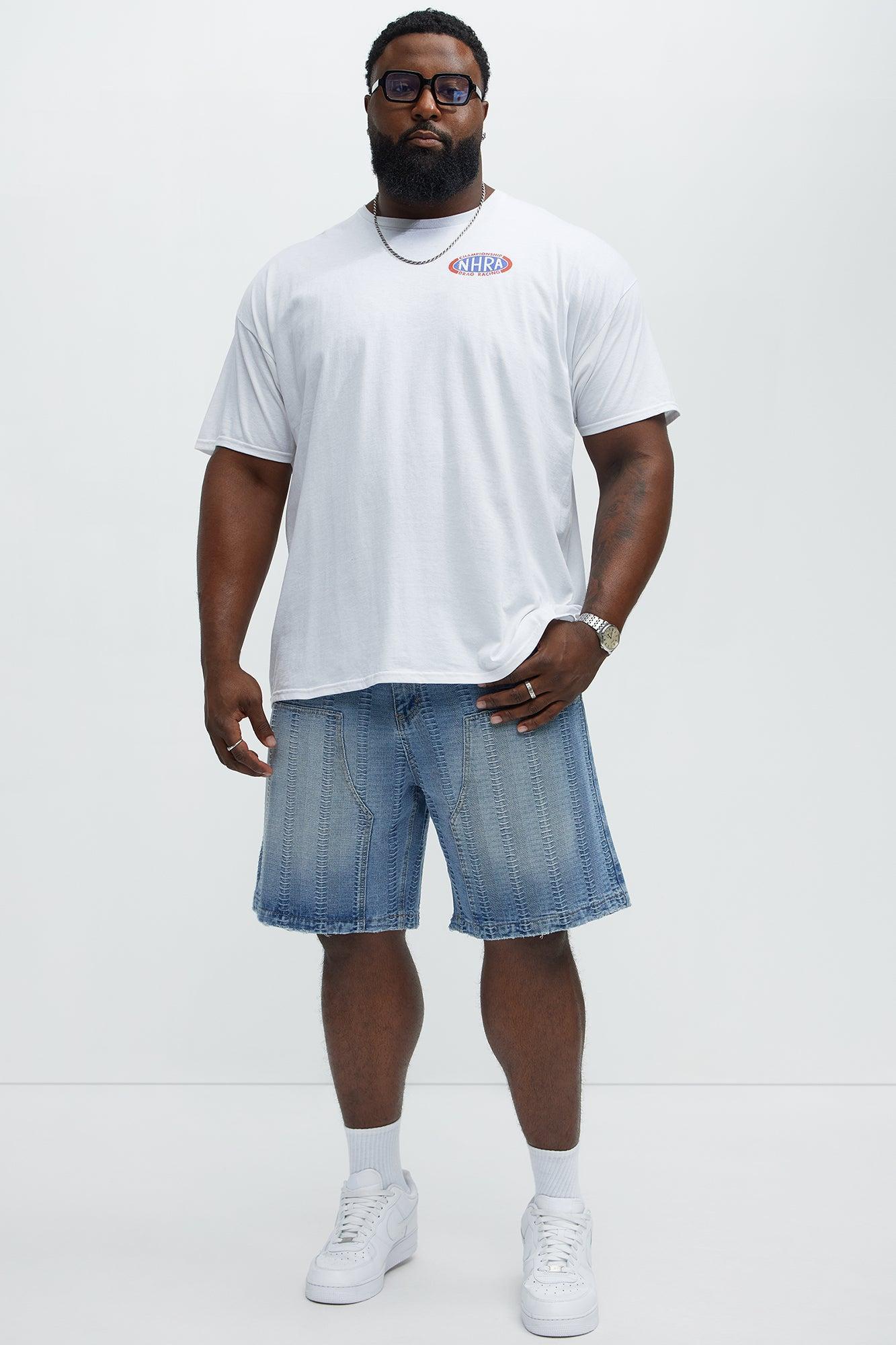 NHRA Drag Racing Short Sleeve Tee - White Product Image