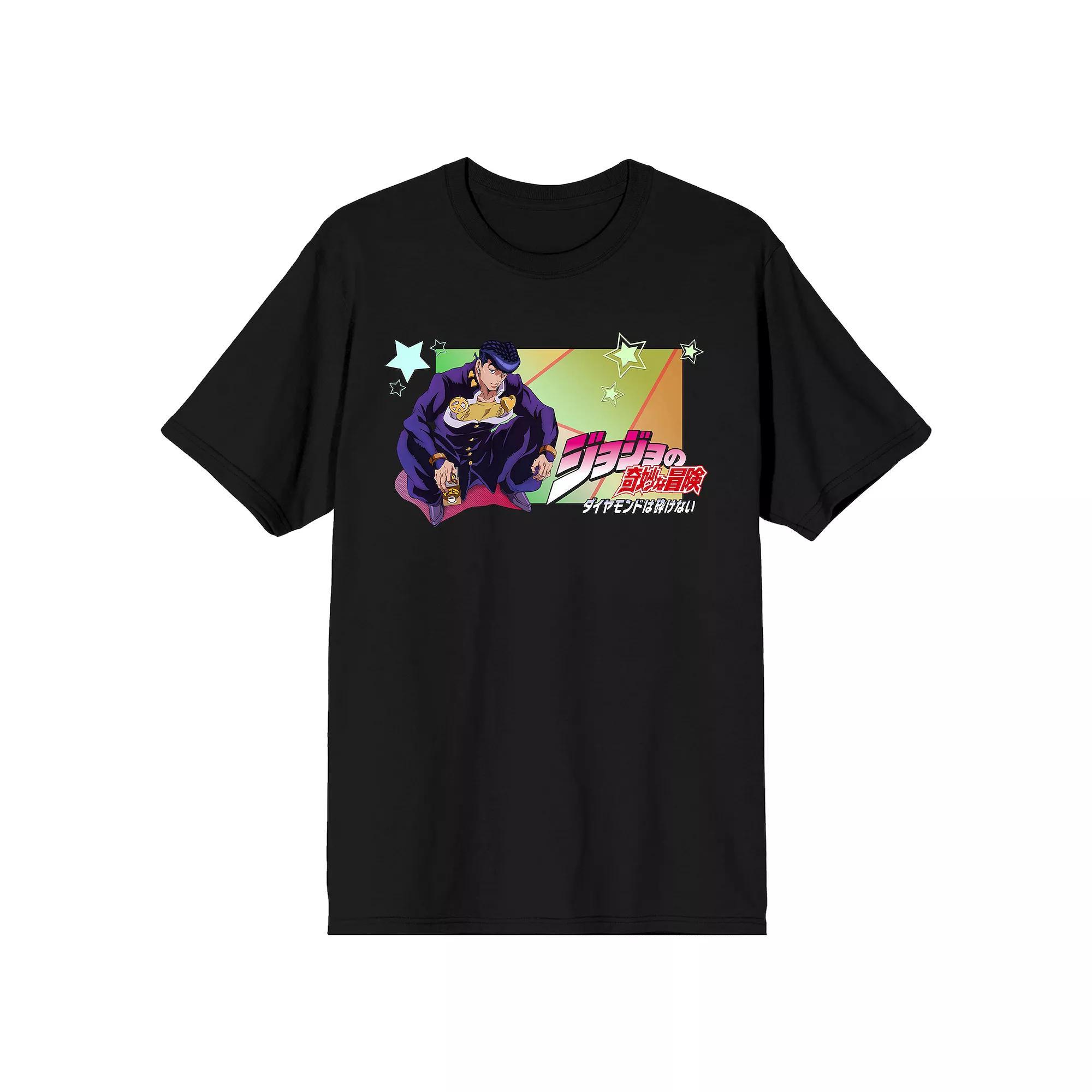 Men's Jojos Bizarre Adventure Tee, Size: Large, Black Product Image