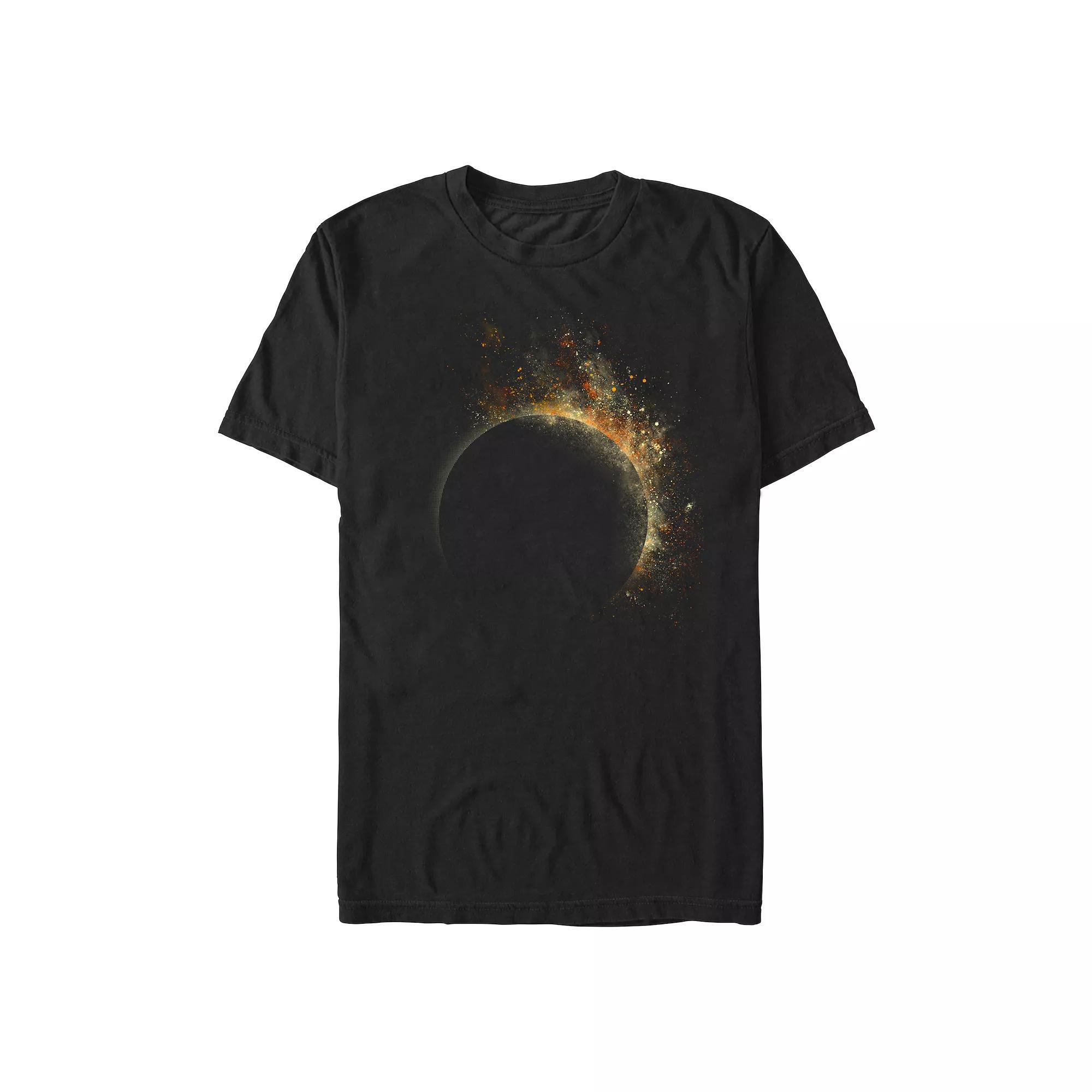Big & Tall Solar Eclipse Graphic Tee, Men's, Size: XXL Tall, Black Product Image