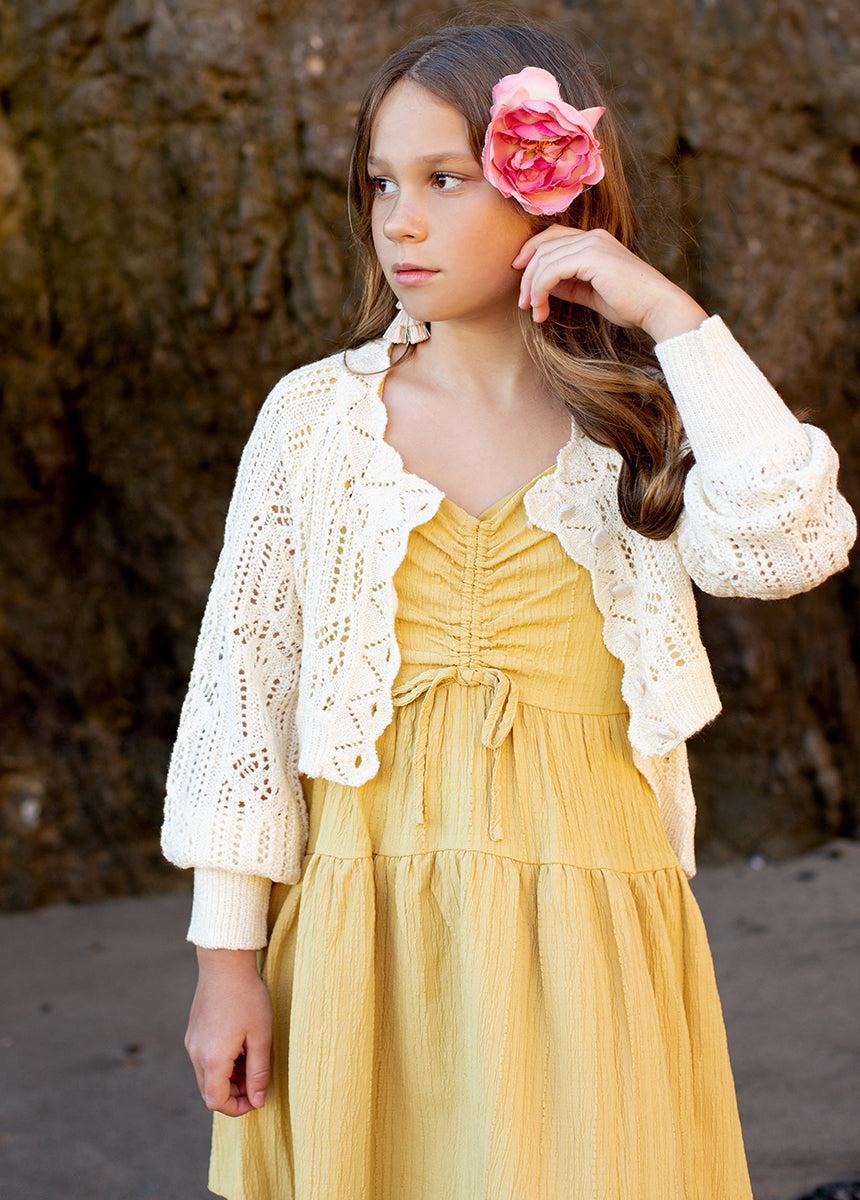 Tara Dress in Snapdragon Girls Product Image