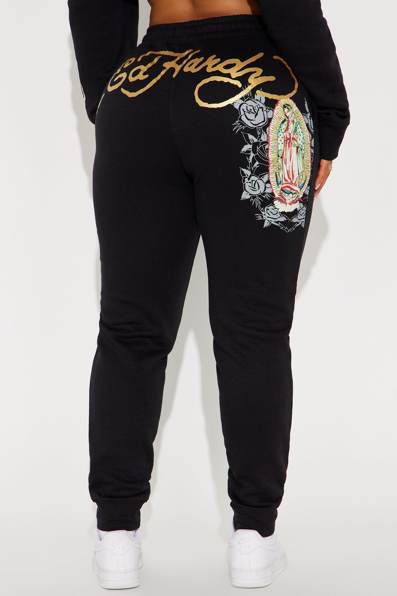 Ed Hardy Mary Jogger - Black Product Image