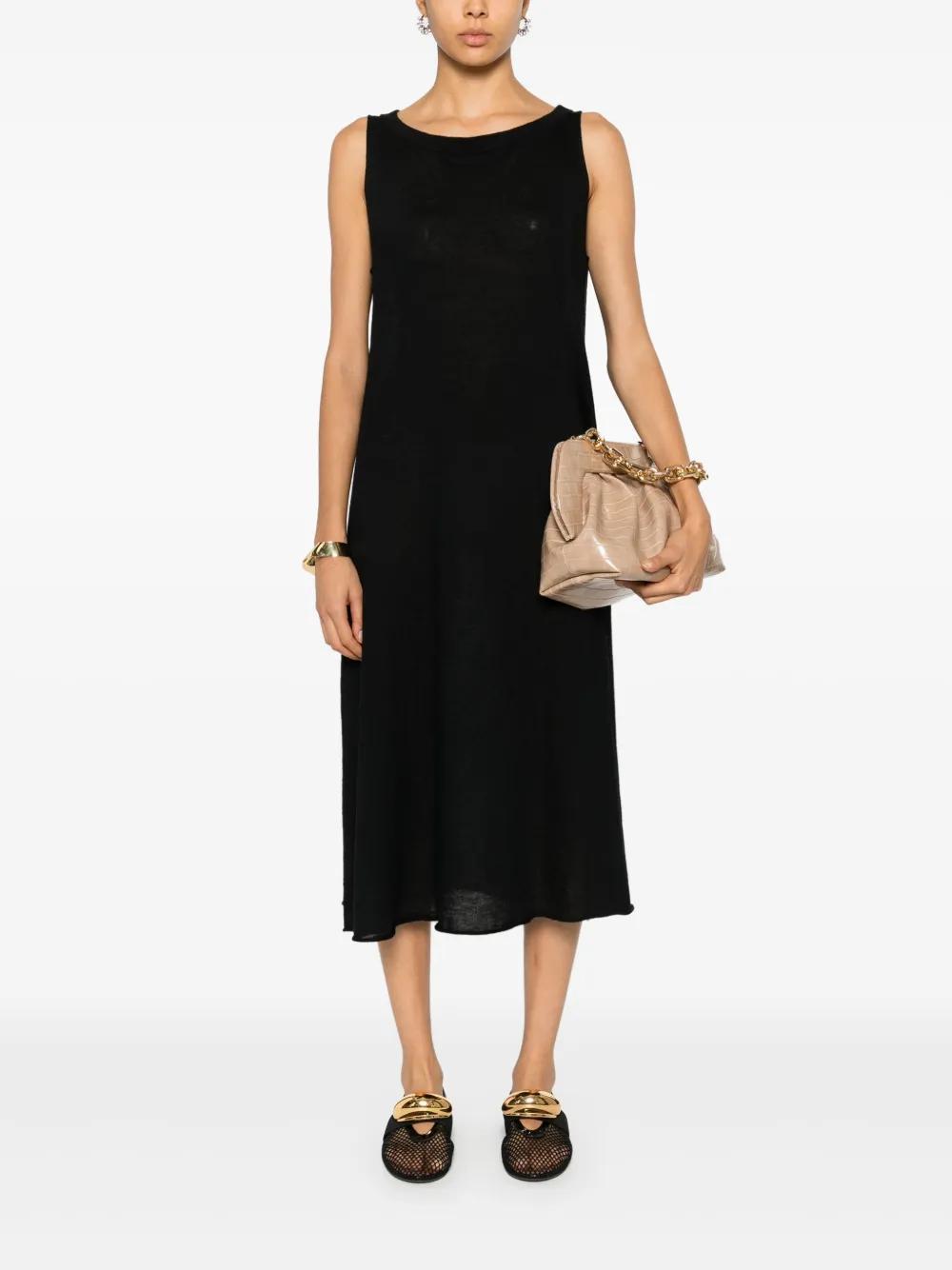 EXTREME CASHMERE Mia A-line Cashmere Dress In Black Product Image