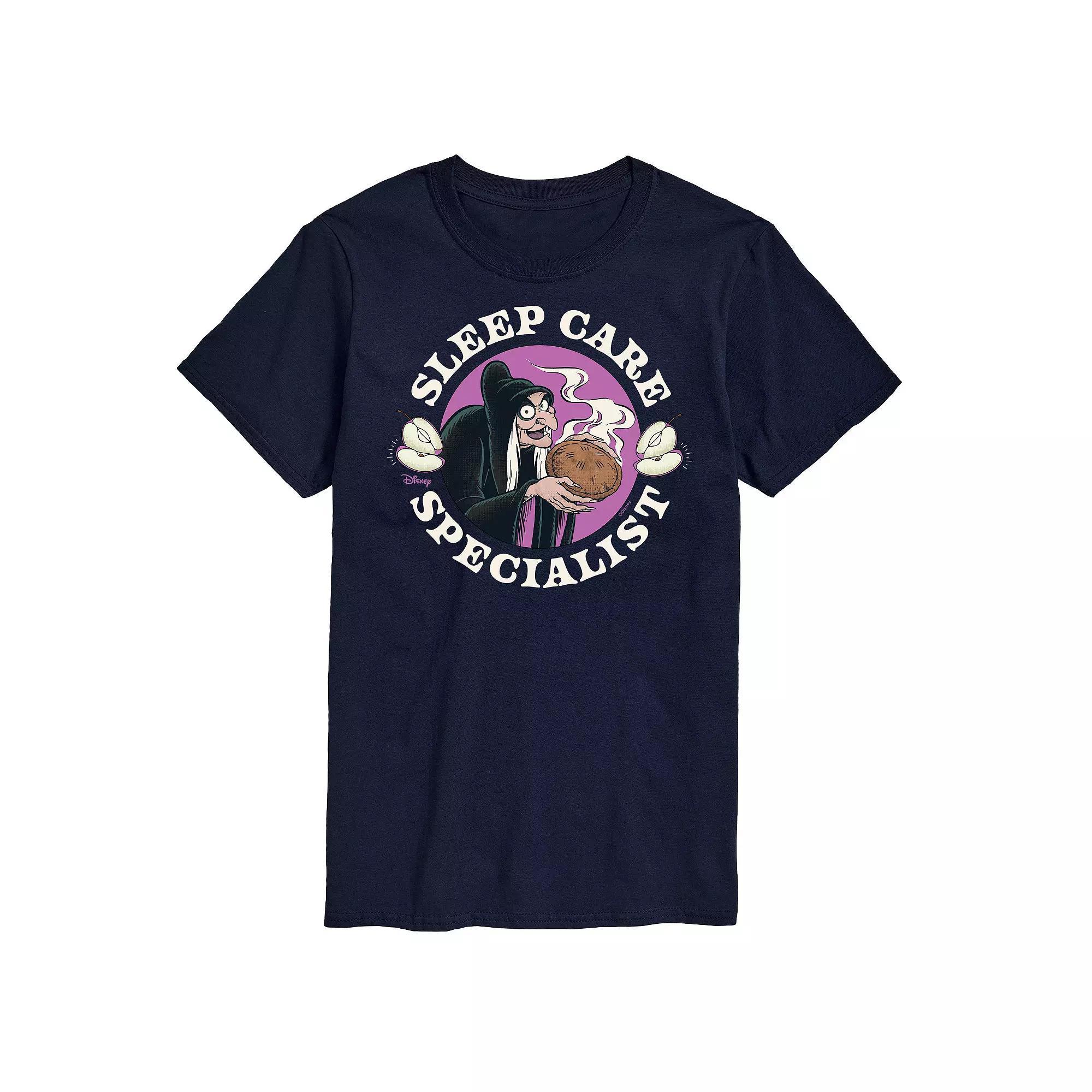Disney Villains Evil Queen Mens Sleep Care Specialist Graphic Tee Product Image