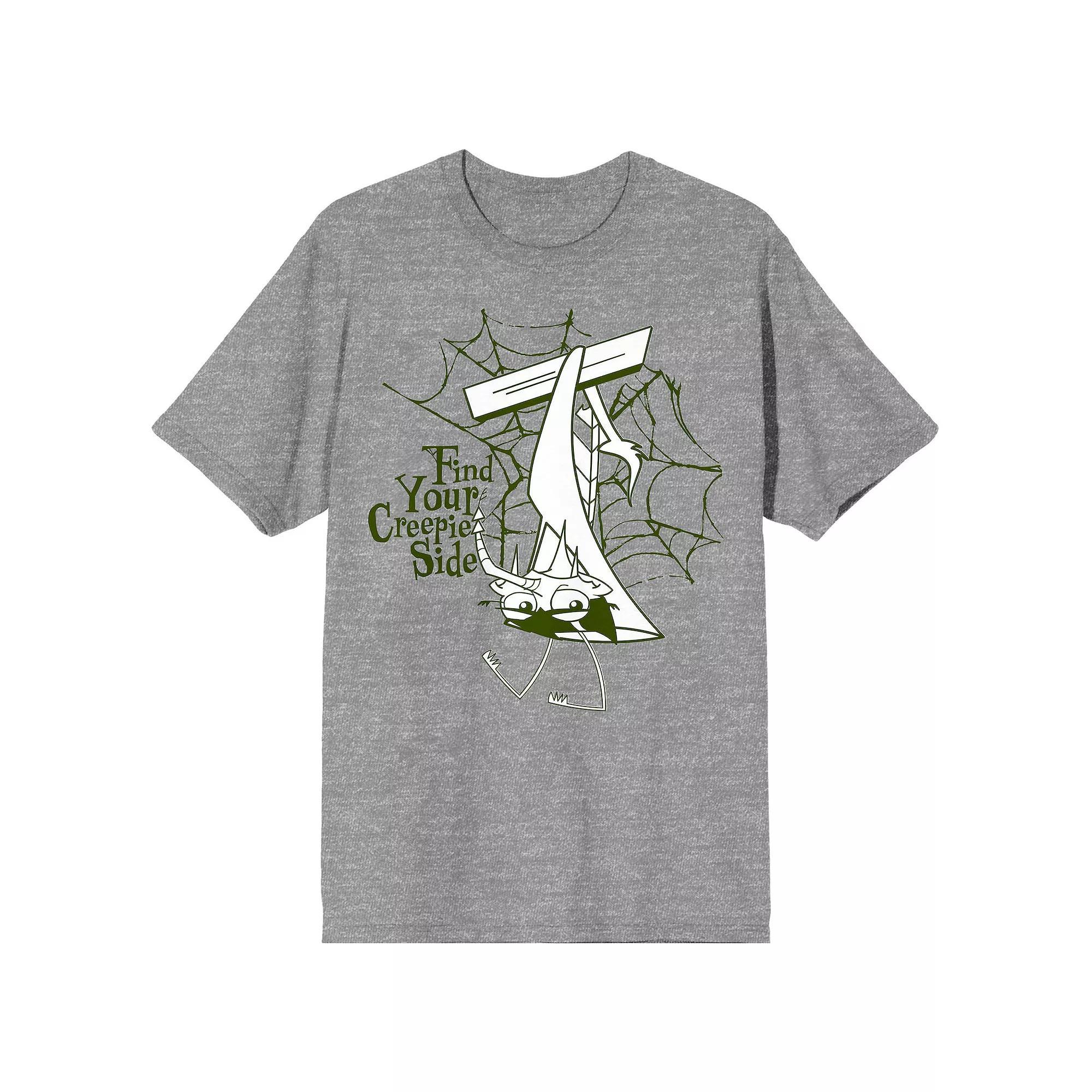 Men's Growing Up Creepie "Find Your Creepie Side" Graphic Tee, Size: Large, Gray Product Image