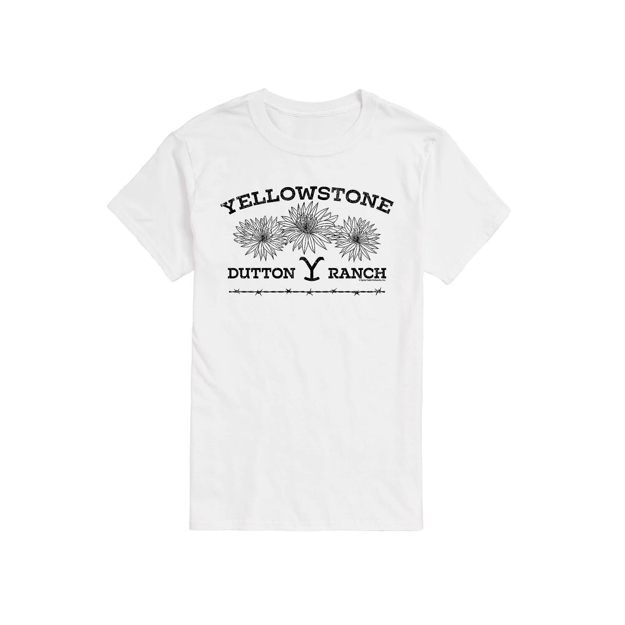 Big & Tall Yellowstone Wildflowers Tee, Mens Product Image
