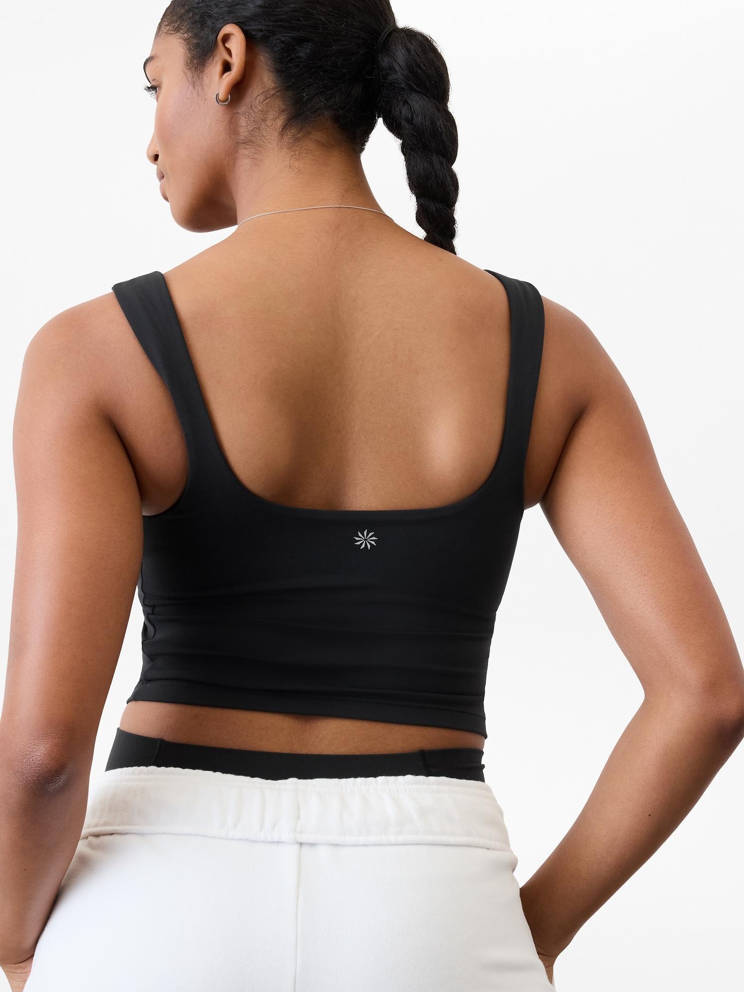 Transcend Square Neck Crop Sports Bra D-DD Product Image