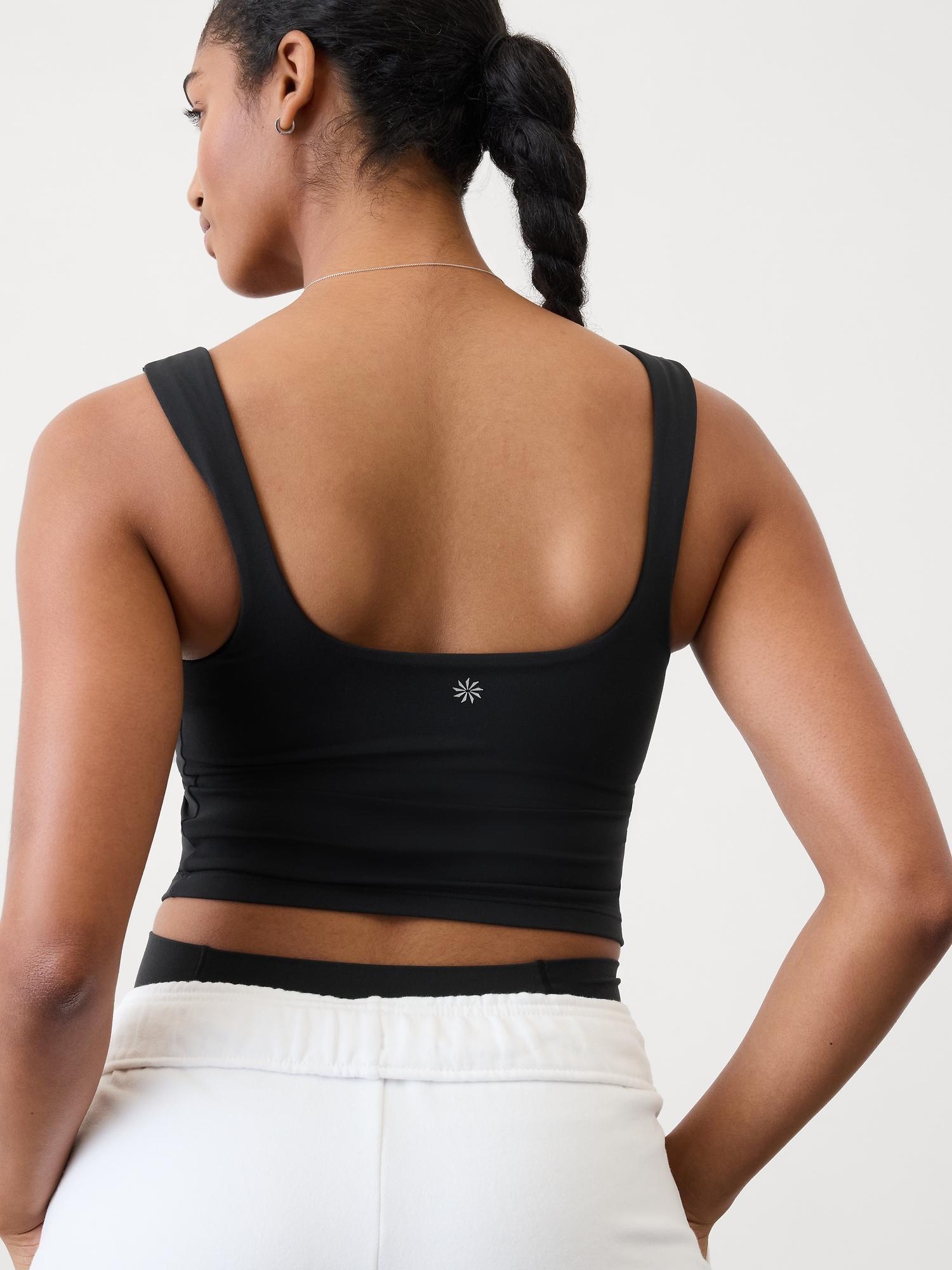 Transcend Square Neck Crop Sports Bra D-DD Product Image
