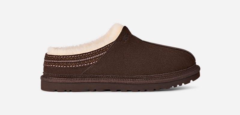UGG Mens Neuman Leather Sheepskin Slippers Product Image