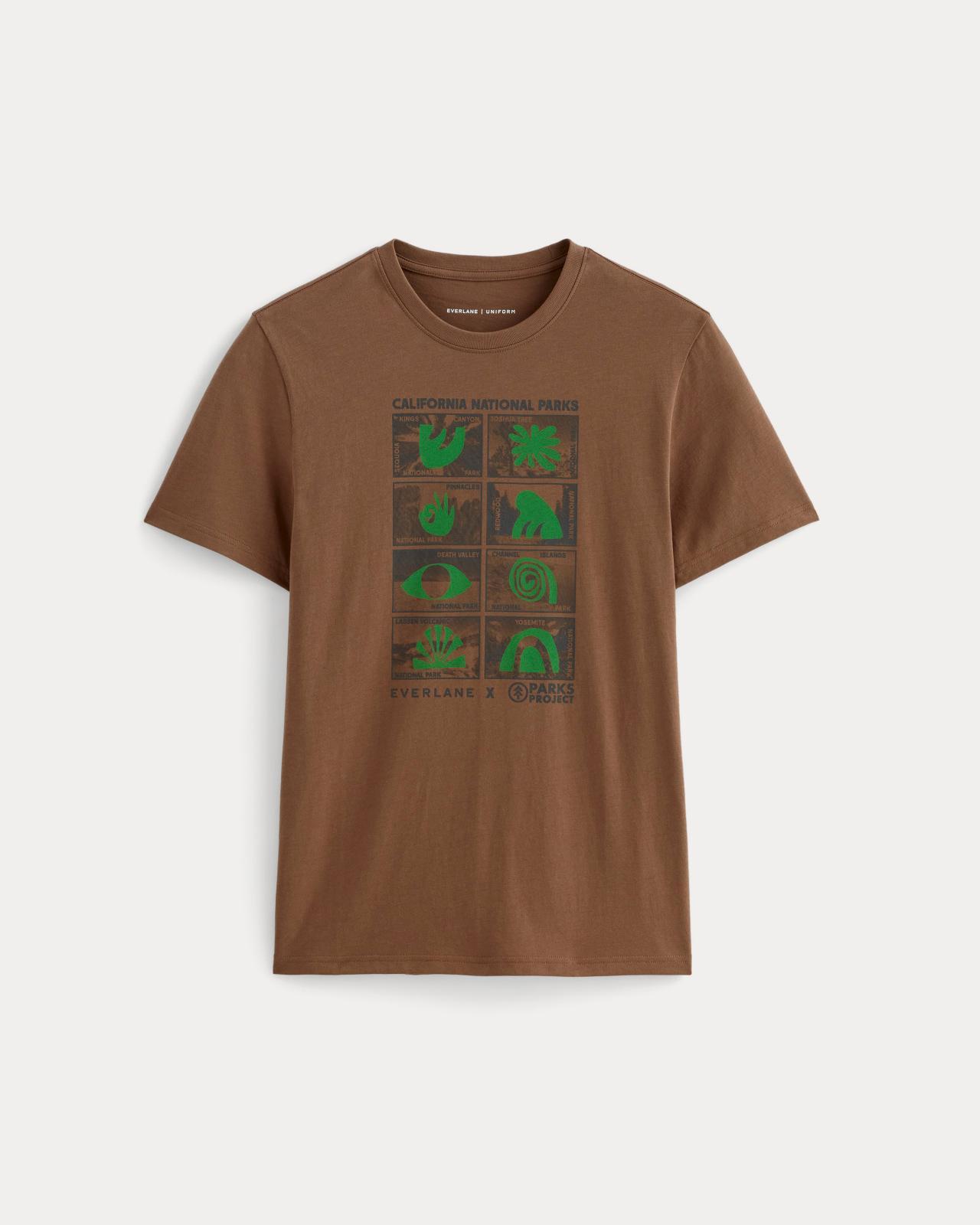 Mens Everlane x Parks Project Essential Organic Crew T-Shirt by Everlane Product Image