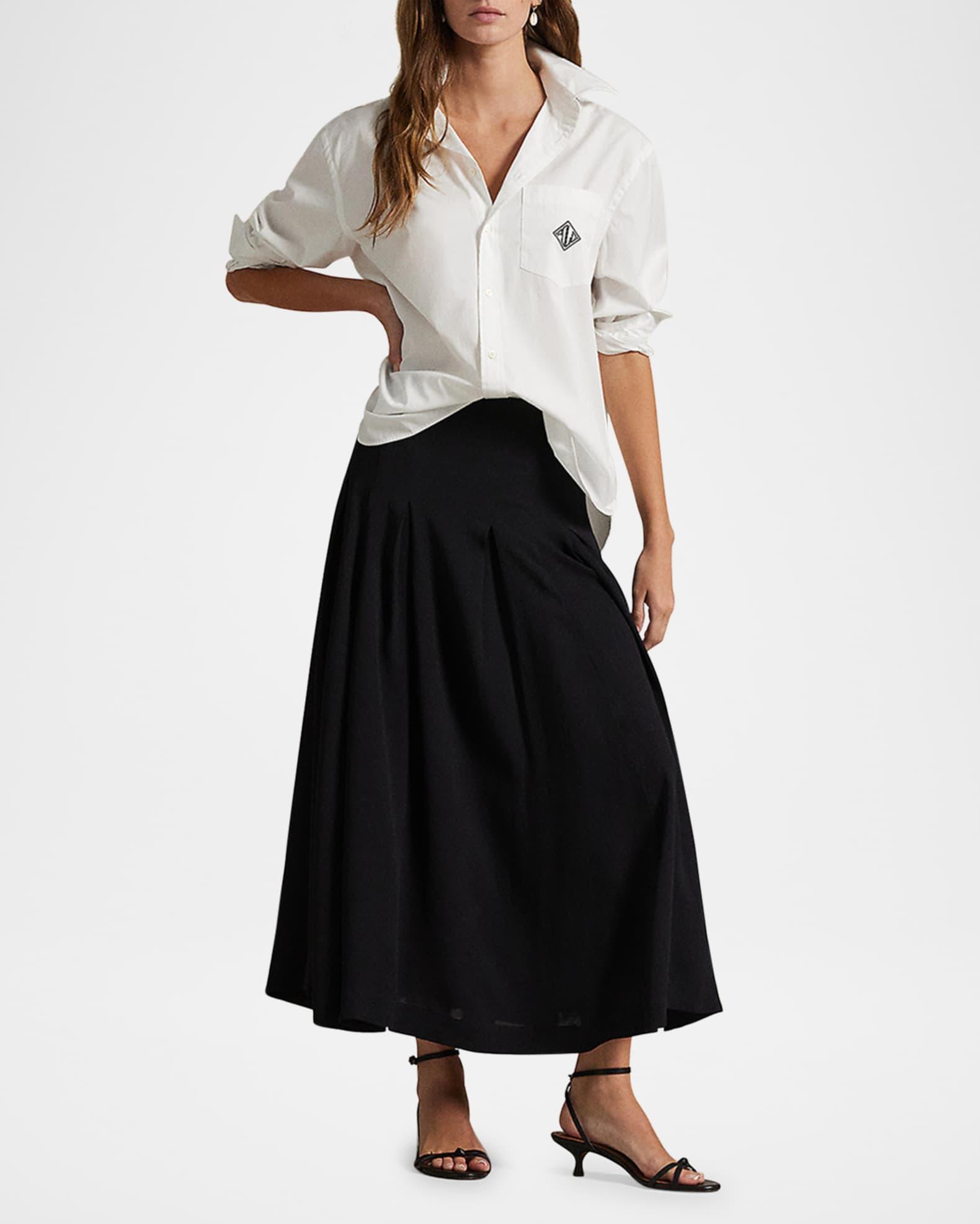 Oversize-Fit Logo Cotton Shirt Product Image