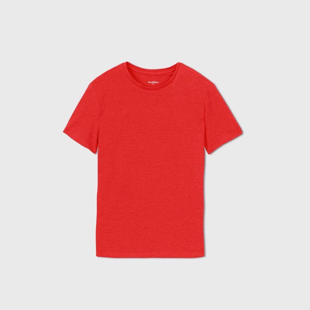 Men's Every Wear Short Sleeve T-Shirt - Goodfellow & Co™ Railroad XXL: Midweight, Crew Neck Product Image