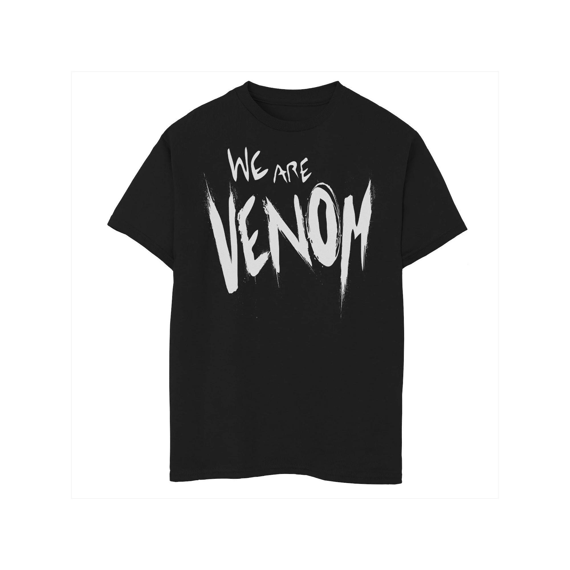 Boys 8-20 Marvel We Are Venom Large Text Graphic Tee, Boy's, Size: Medium, Black Product Image