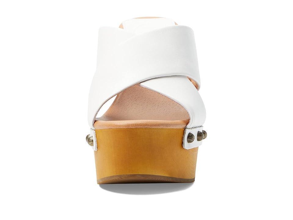 Dingo Driftwood Womens Leather Platform Sandals Product Image