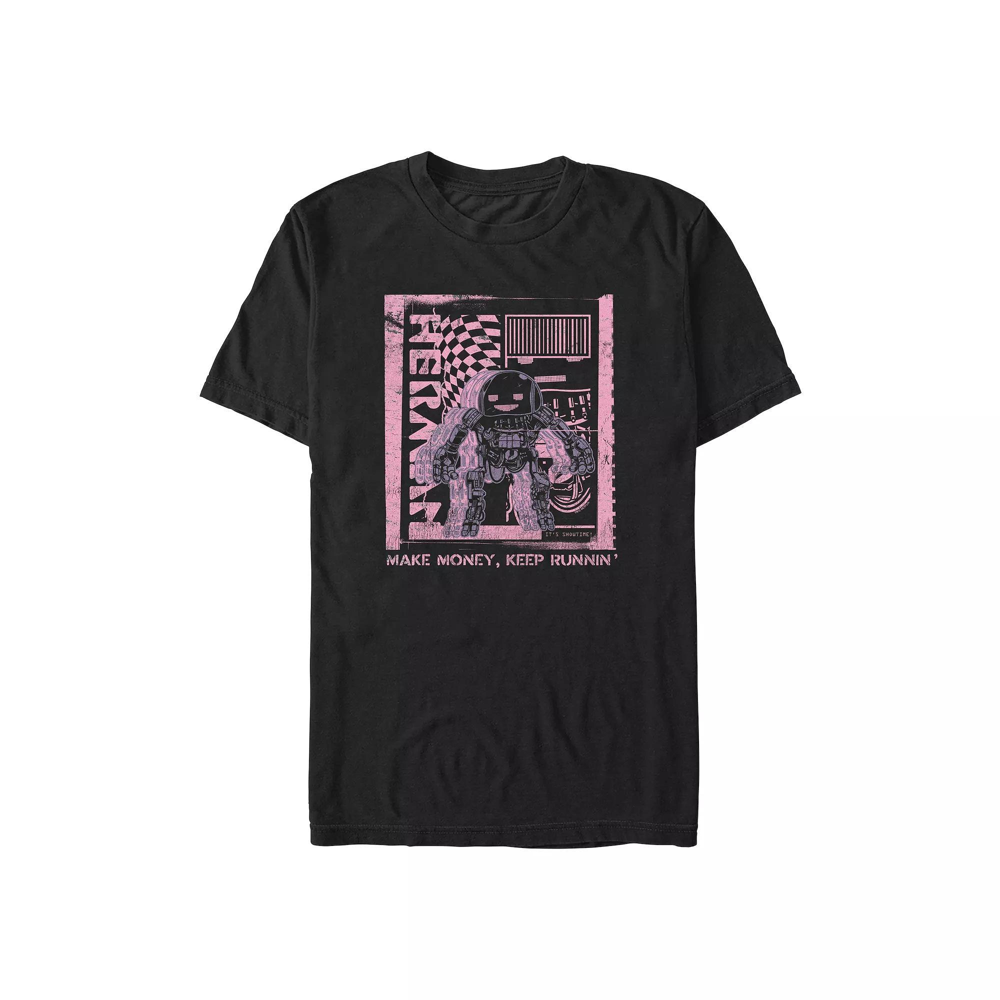 Big & Tall The Electric State Make Money Keep Runnin' Graphic Tee, Men's, Size: XXL Tall, Black Product Image