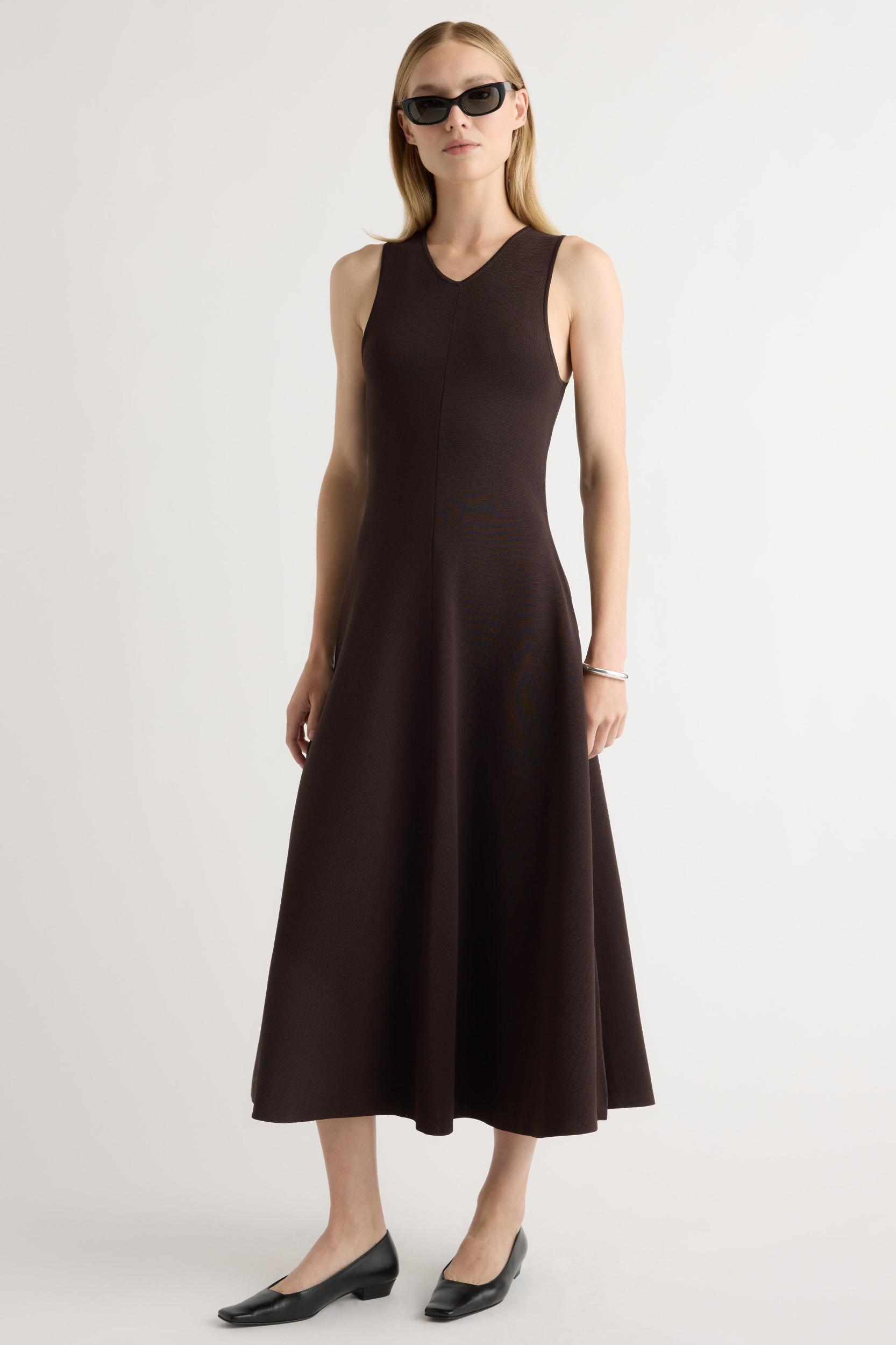 Enya Cinch-Waist Knit Dress Product Image