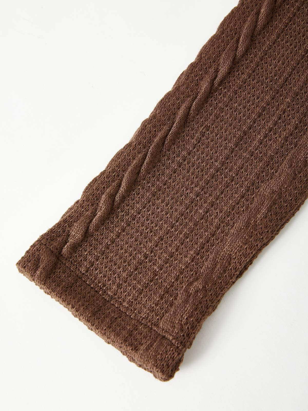 Vintage V Neck Cable Knit Top Product Image