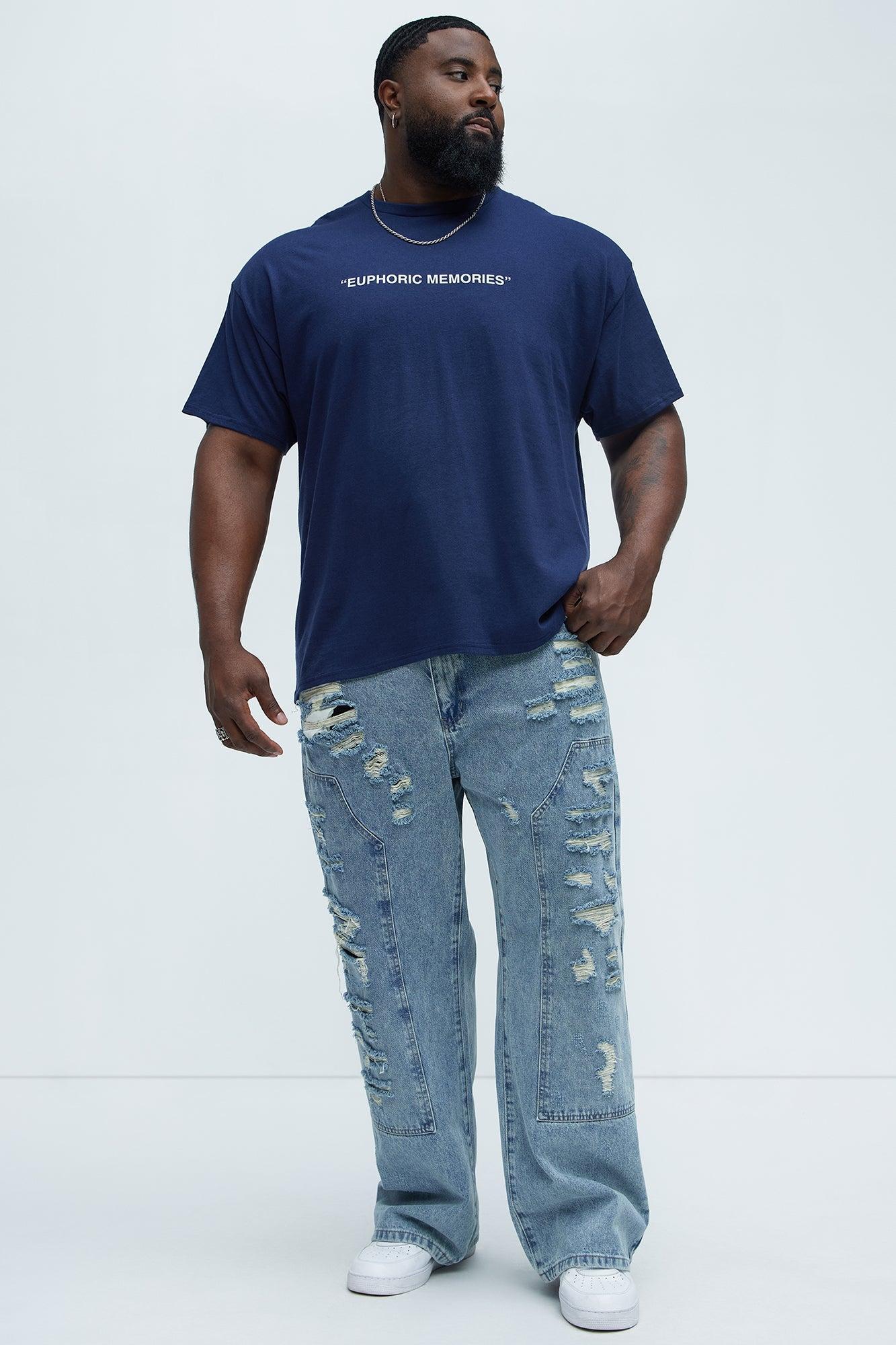 Euphoric Memories Short Sleeve Tee - Navy Product Image