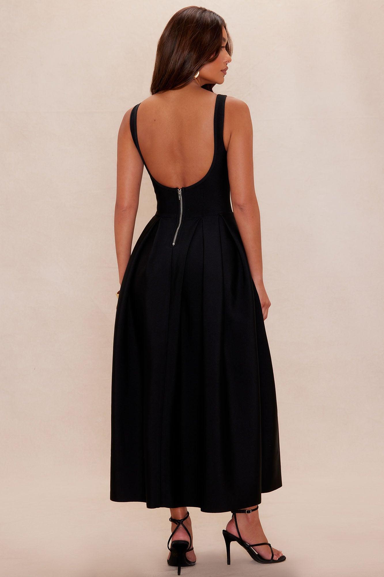 Lani Bandage Maxi Dress  - Black Product Image